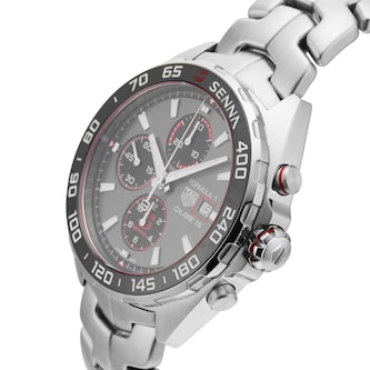 Pre-Owned TAG Heuer Formula 1 Chronograph X Senna 44mm Stainless Steel Pre-Owned TAG Heuer Formula 1 Chronograph X Senna 44mm Stainless Steel
