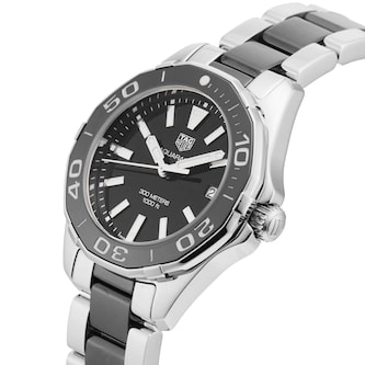 Pre-Owned TAG Heuer Aquaracer Quartz 35 mm Stainless Steel and Ceramic