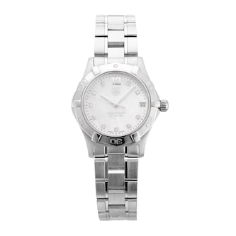 Pre-Owned TAG Heuer Aquaracer 32mm Stainless Steel Pre-Owned TAG Heuer Aquaracer 32mm Stainless Steel