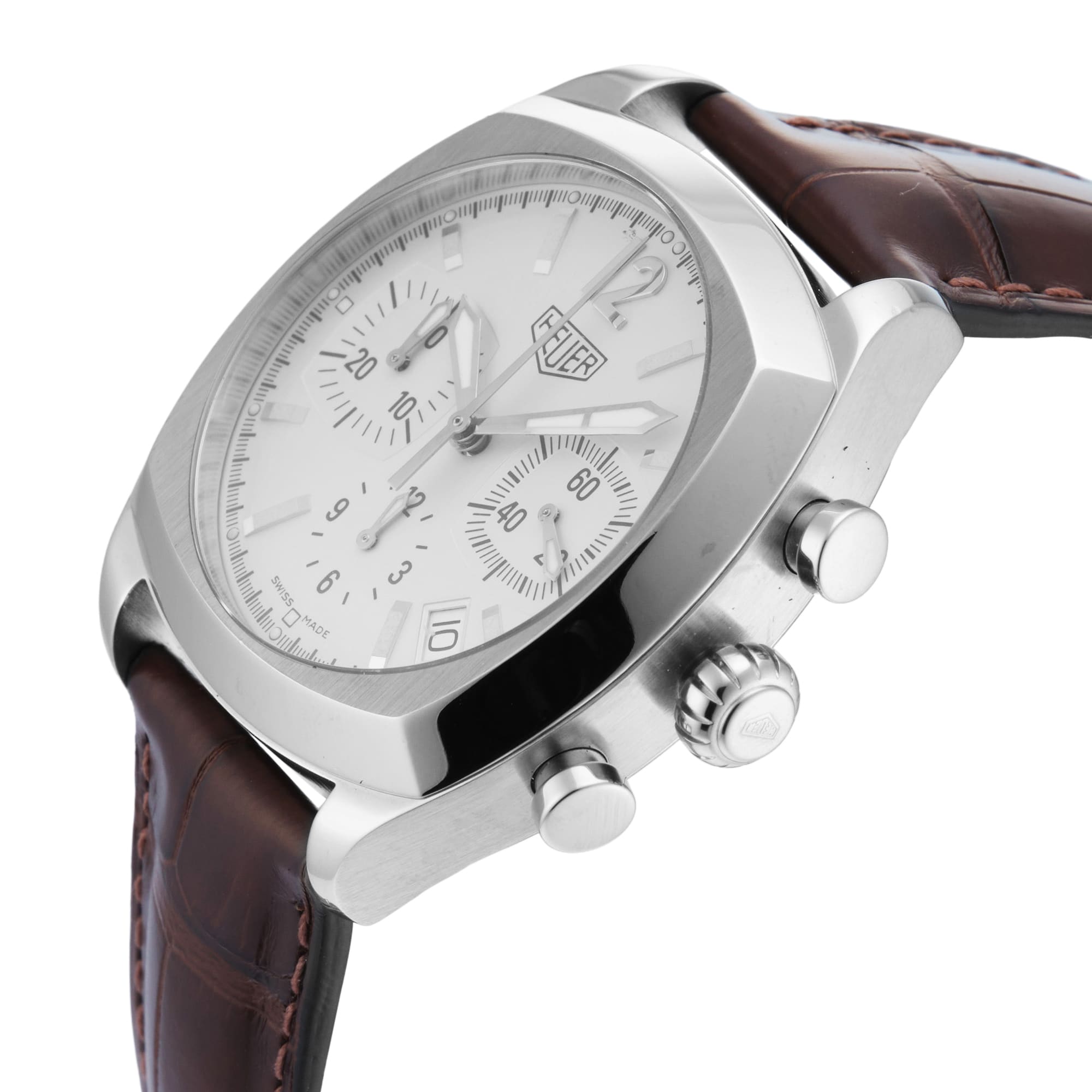 Pre-Owned TAG Heuer Classic Monza 38mm Stainless Steel Pre-Owned TAG Heuer Classic Monza 38mm Stainless Steel