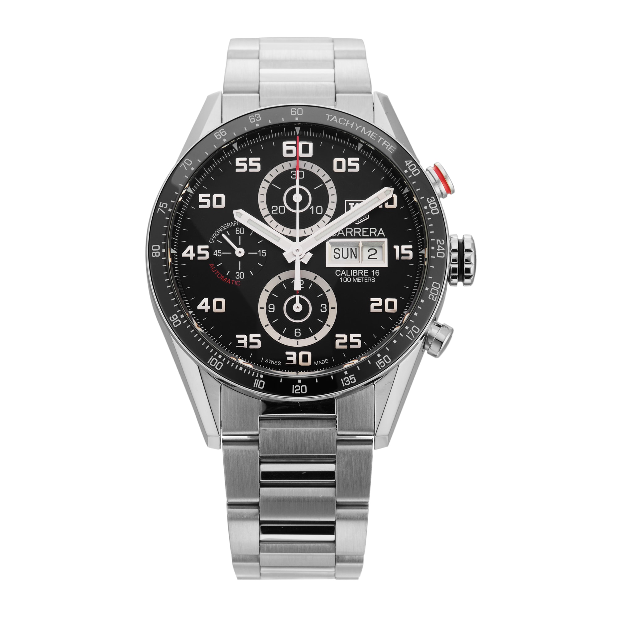 Pre-Owned TAG Heuer Carrera 43mm Stainless Steel Pre-Owned TAG Heuer Carrera 43mm Stainless Steel