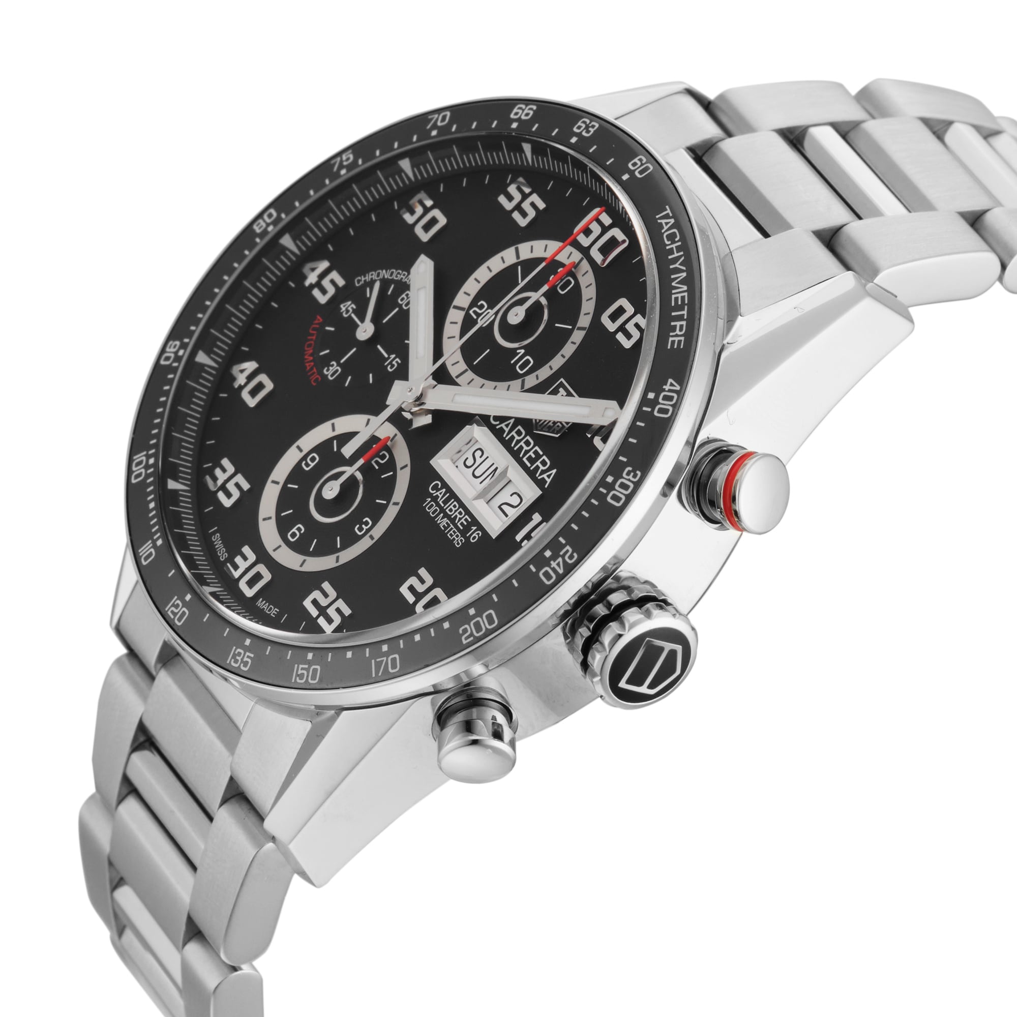 Pre-Owned TAG Heuer Carrera 43mm Stainless Steel Pre-Owned TAG Heuer Carrera 43mm Stainless Steel