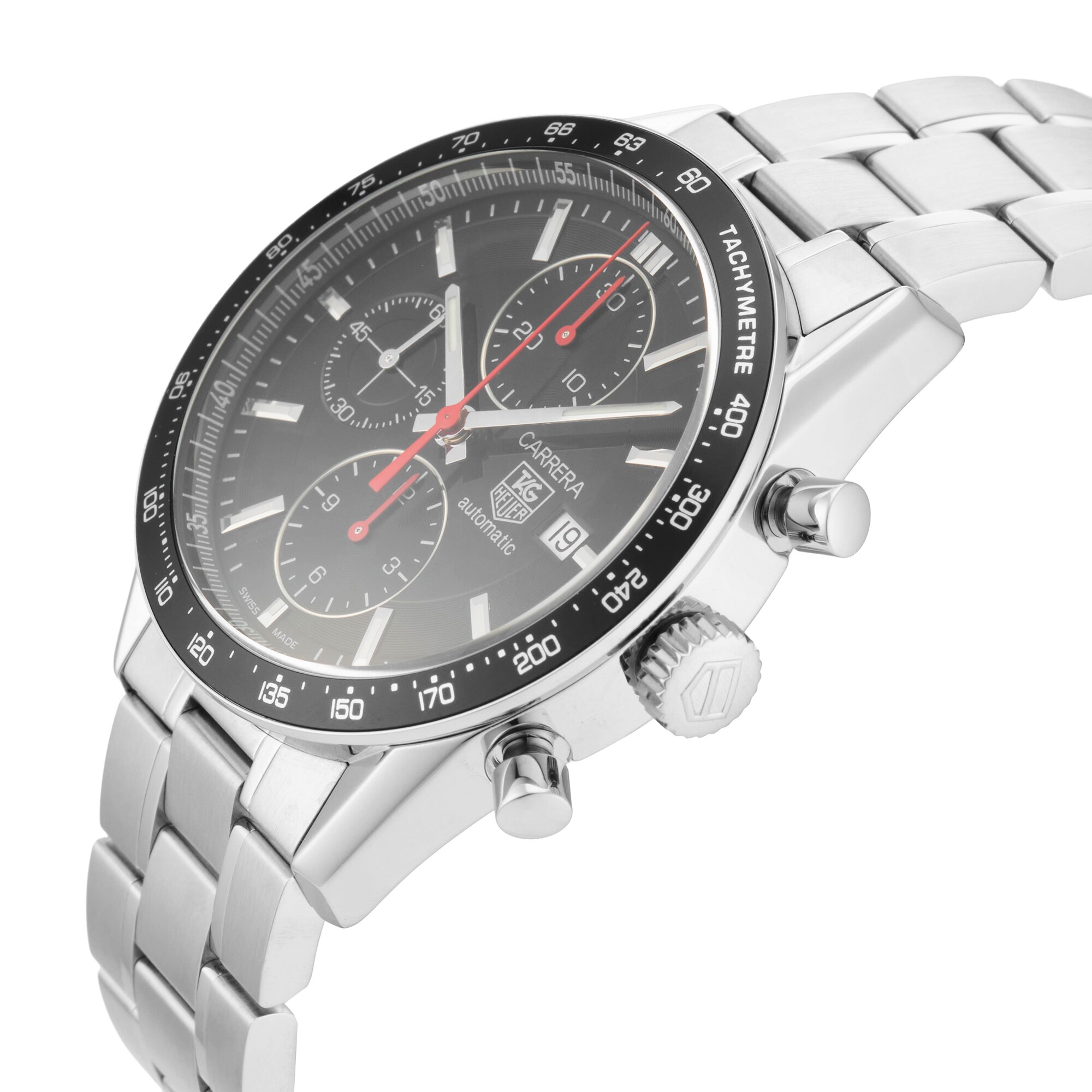 Pre-Owned TAG Heuer Carrera 41mm Stainless Steel Pre-Owned TAG Heuer Carrera 41mm Stainless Steel