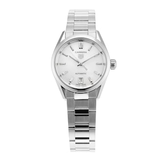 Pre-Owned TAG Heuer Carrera Date Automatic 29mm Stainless Steel Pre-Owned TAG Heuer Carrera Date Automatic 29mm Stainless Steel