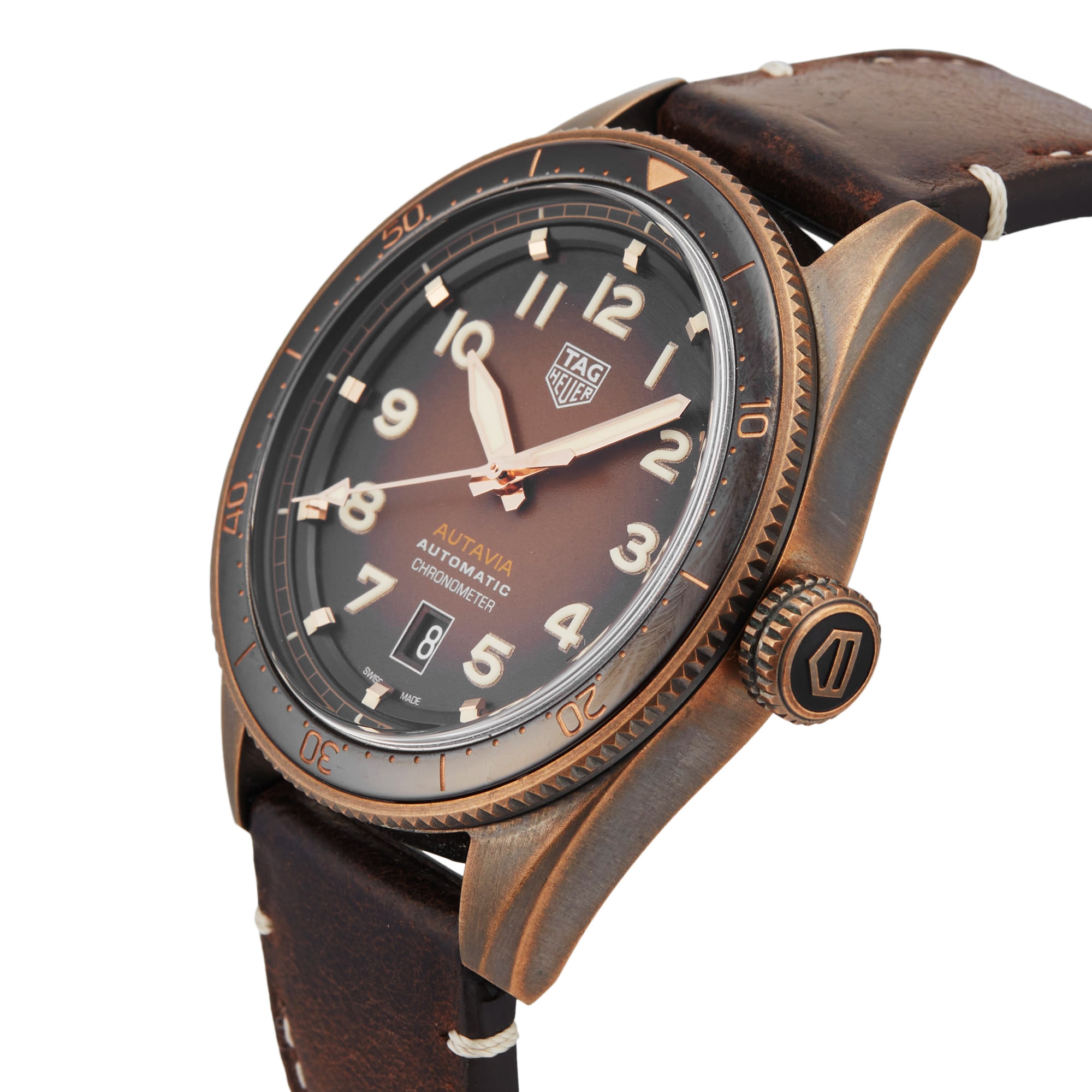Pre-Owned TAG Heuer Autavia Automatic 42mm Bronze Pre-Owned TAG Heuer Autavia Automatic 42mm Bronze