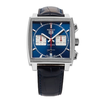 Pre-Owned TAG Heuer Monaco Chronograph 39mm Stainless Steel Pre-Owned TAG Heuer Monaco Chronograph 39mm Stainless Steel