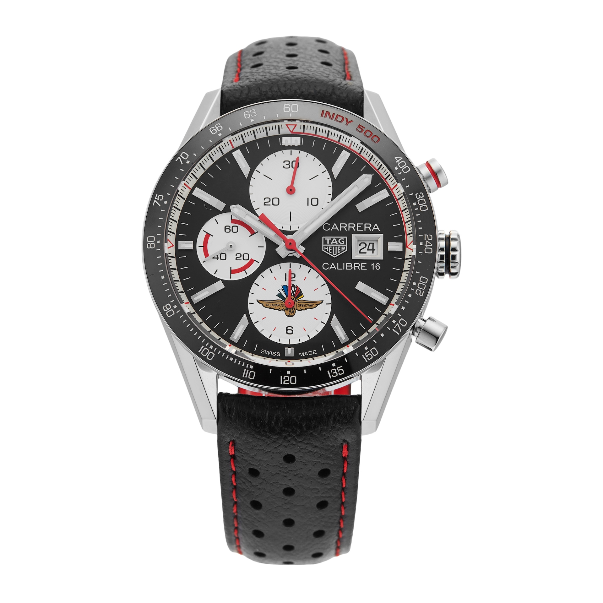 Pre-Owned TAG Heuer Carrera Indy 500 41mm Stainless Steel Pre-Owned TAG Heuer Carrera Indy 500 41mm Stainless Steel