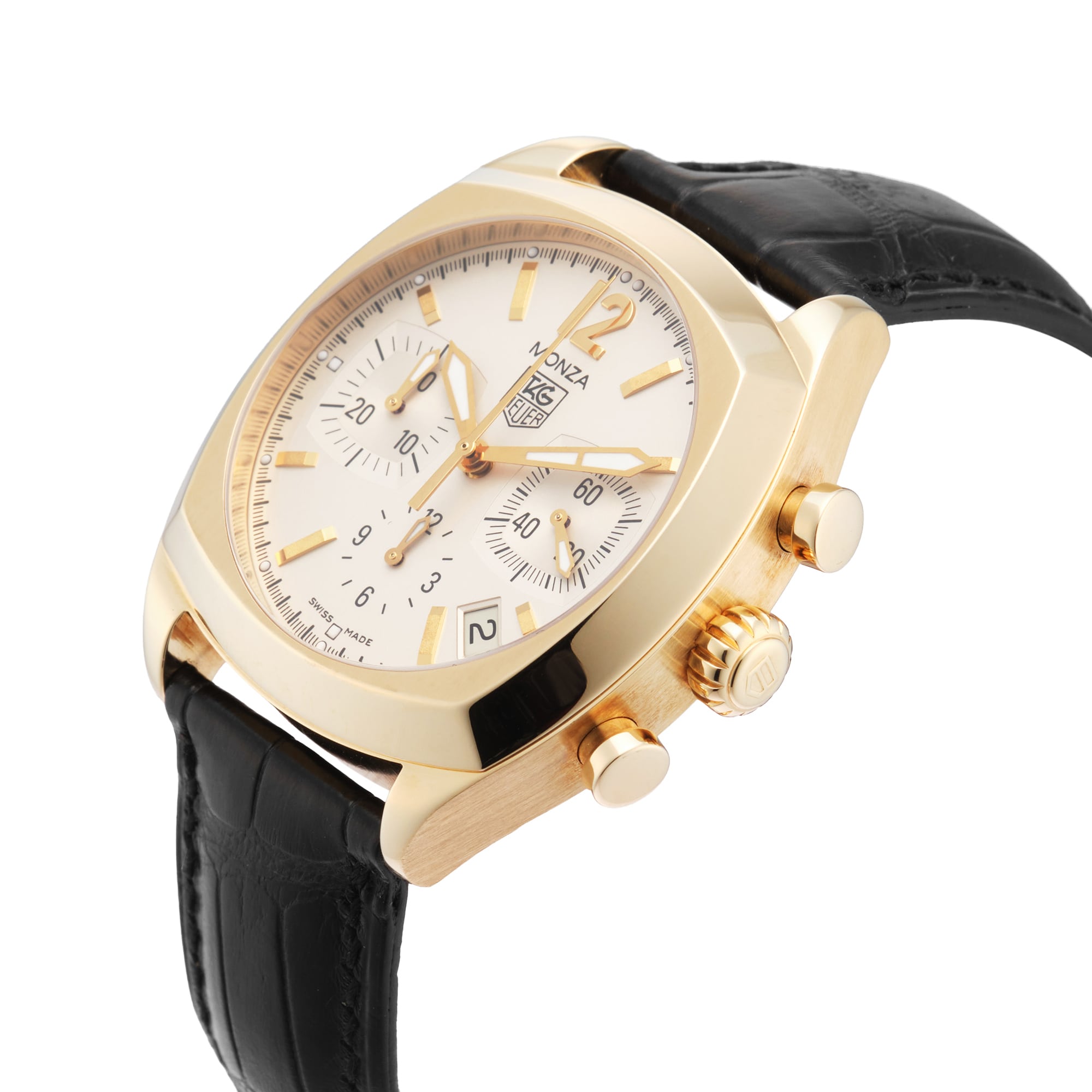 Pre-Owned TAG Heuer Monza 38mm Yellow Gold Pre-Owned TAG Heuer Monza 38mm Yellow Gold