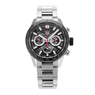 Pre-Owned TAG Heuer Carrera 43mm Stainless Steel and Ceramic