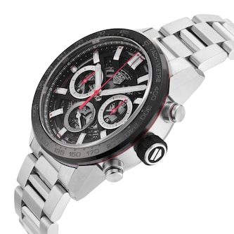 Pre-Owned TAG Heuer Carrera 43mm Stainless Steel and Ceramic