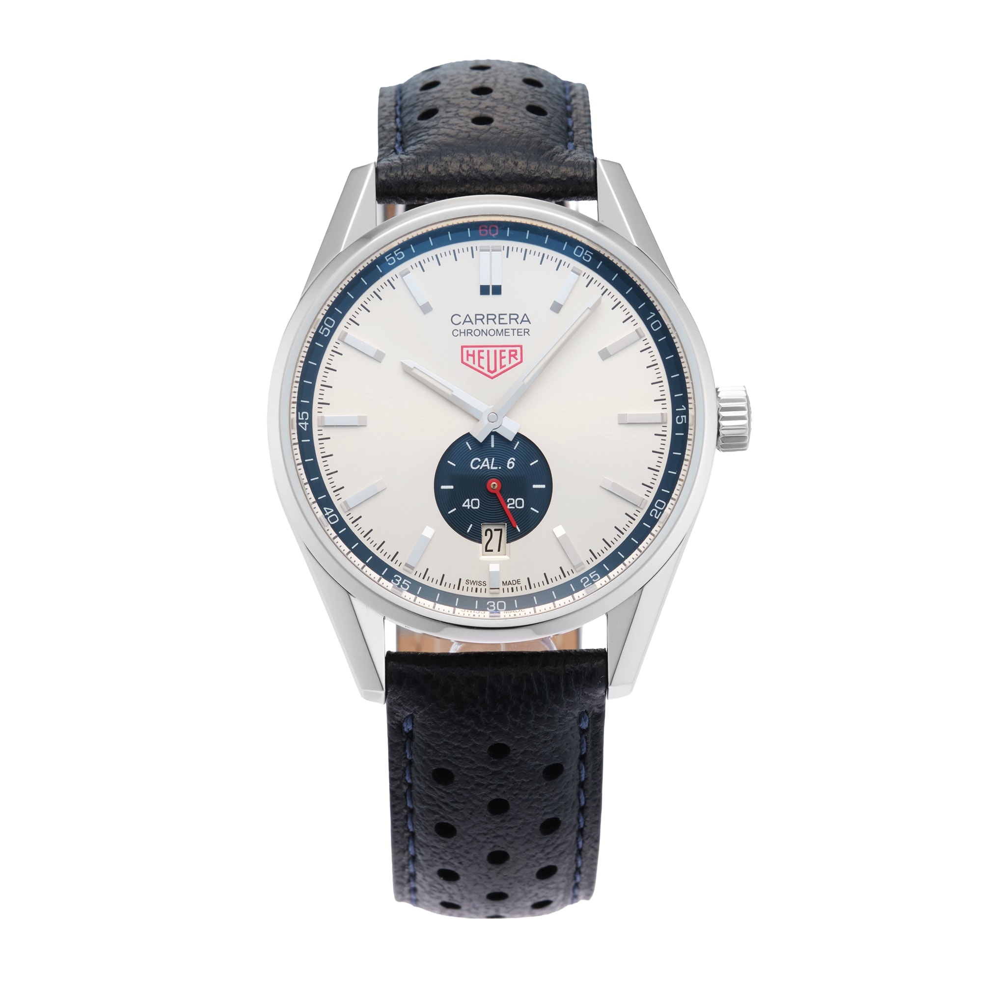 Pre-Owned TAG Heuer Carrera 39mm Stainless Steel Pre-Owned TAG Heuer Carrera 39mm Stainless Steel