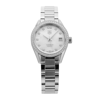 Pre-Owned TAG Heuer Carrera 28mm Stainless Steel Pre-Owned TAG Heuer Carrera 28mm Stainless Steel