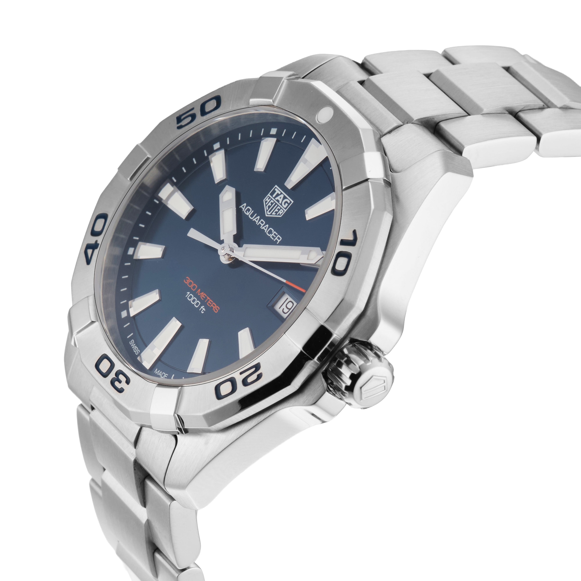 Pre-Owned TAG Heuer Aquaracer 41mm Stainless Steel Pre-Owned TAG Heuer Aquaracer 41mm Stainless Steel