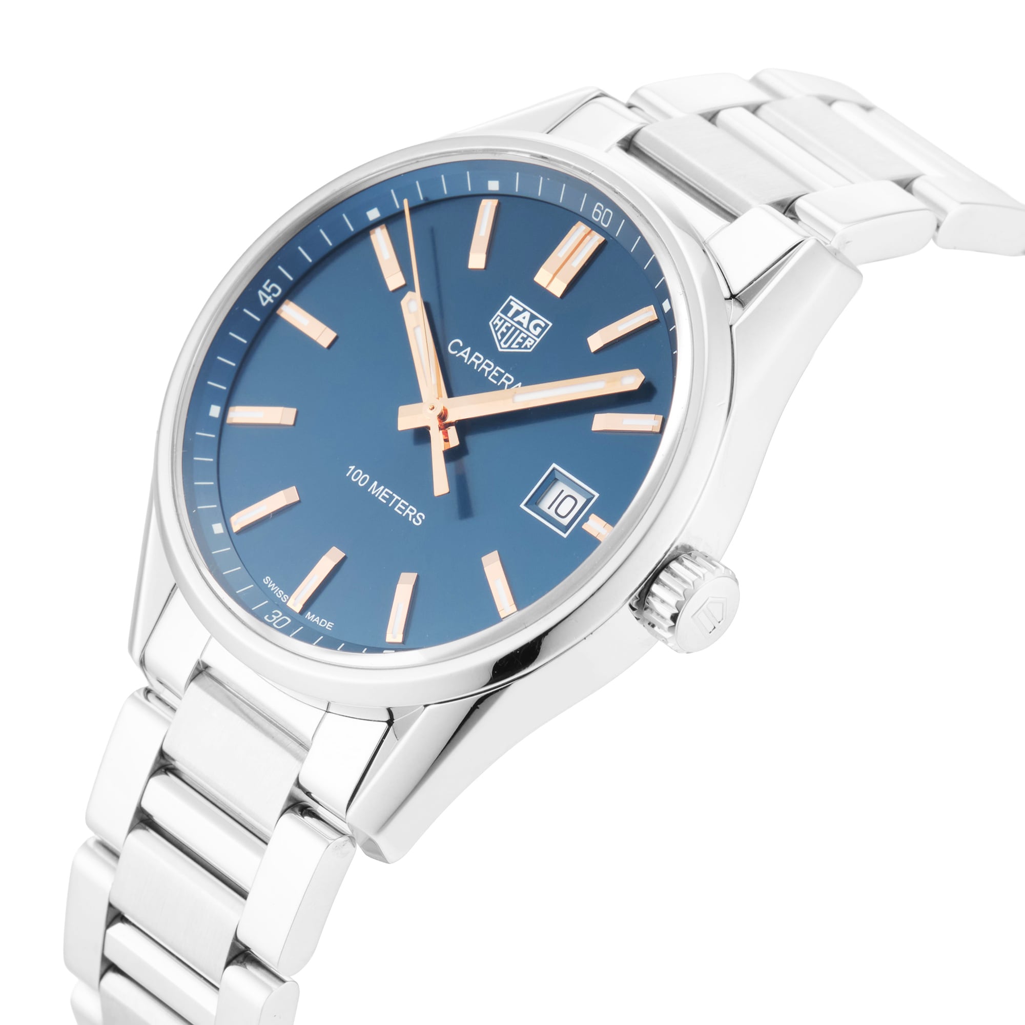 Pre-Owned TAG Heuer Carrera 39mm Stainless Steel Pre-Owned TAG Heuer Carrera 39mm Stainless Steel