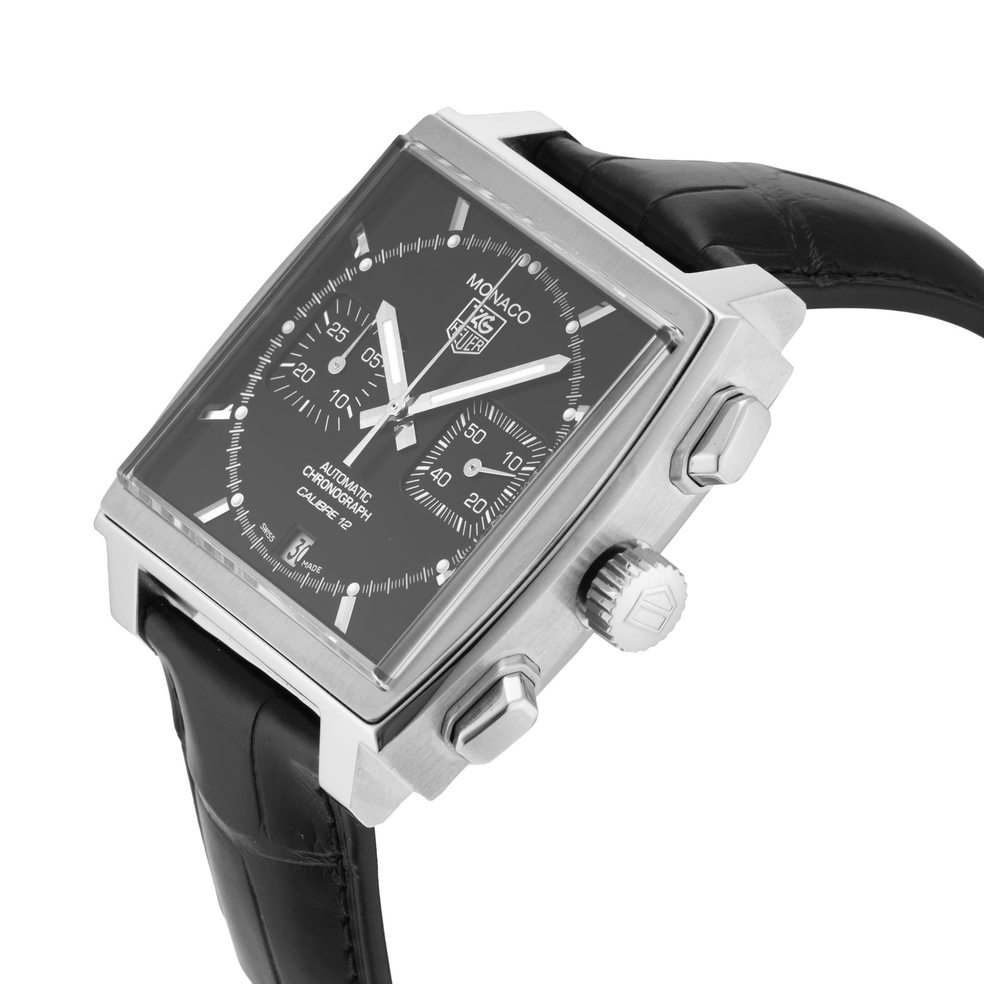 Pre-Owned TAG Heuer Monaco Calibre 12 39mm Stainless Steel