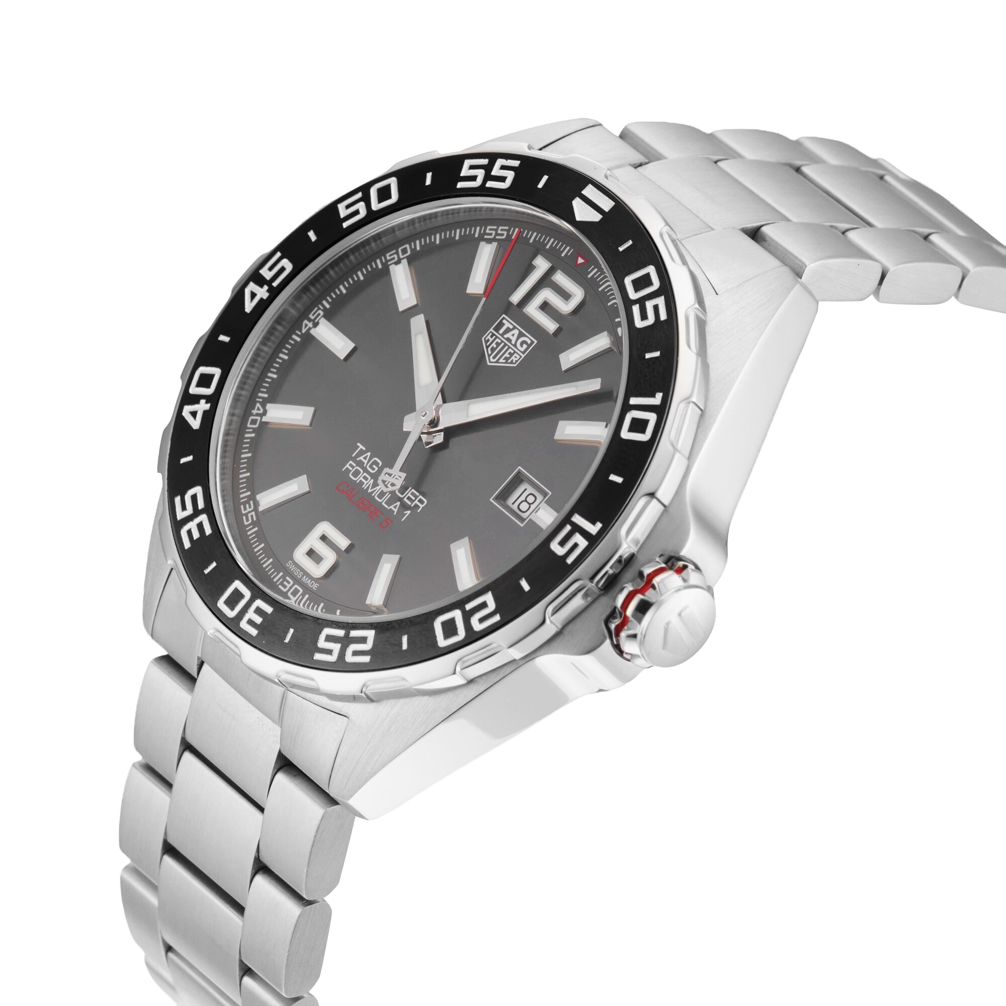 Pre-Owned TAG Heuer Formula 1 Date Automatic 43mm Stainless Steel