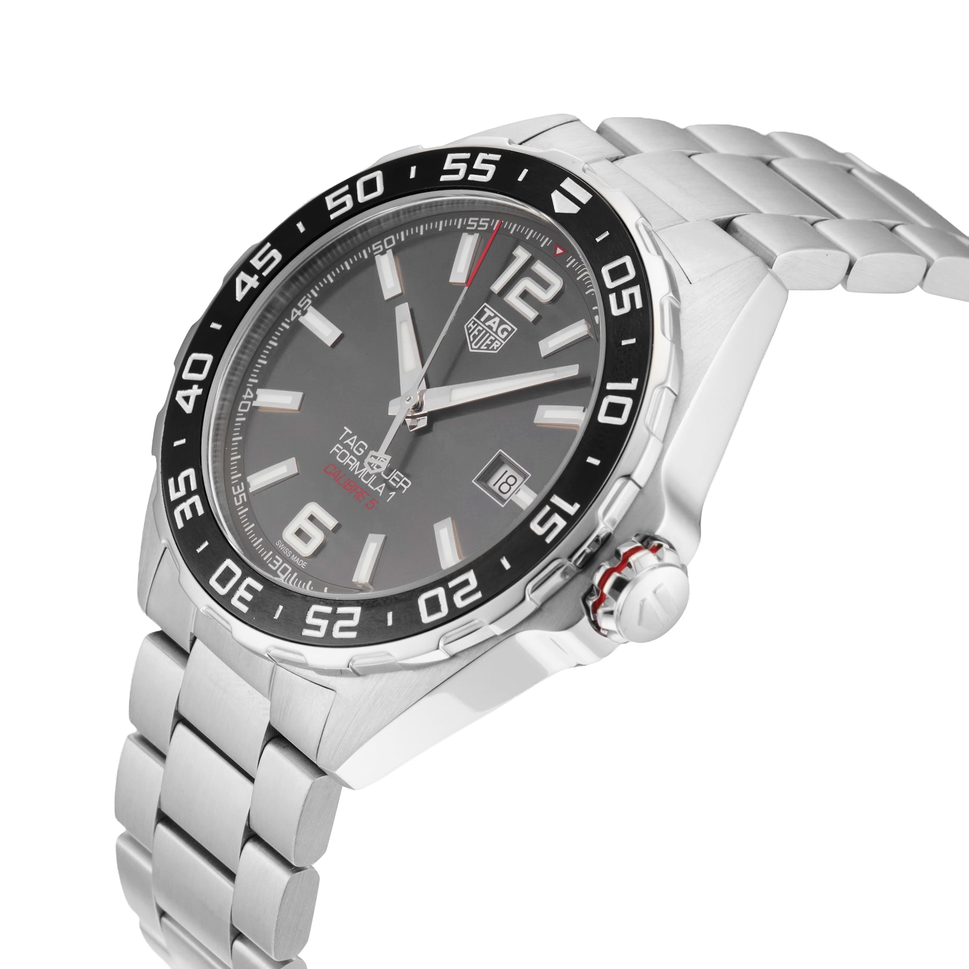 Pre-Owned TAG Heuer Formula 1 Date Automatic 43mm Stainless Steel