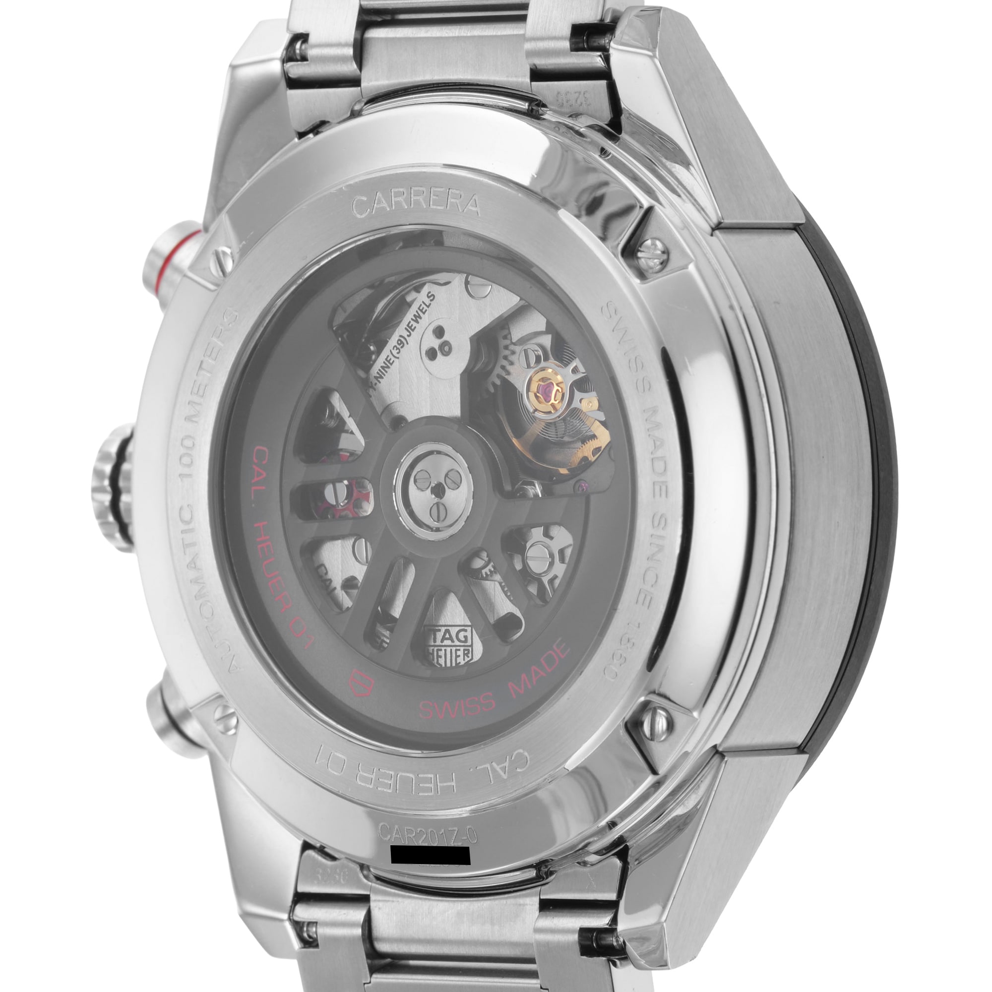 Pre-Owned TAG Heuer Carrera 43mm Stainless Steel and Ceramic Pre-Owned TAG Heuer Carrera 43mm Stainless Steel and Ceramic