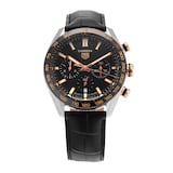 Pre-Owned TAG Heuer Carrera Chronograph Automatic 44mm Stainless Steel and Rose Gold