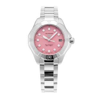 Pre-Owned TAG Heuer Aquaracer Professional 200 Solargraph 34mm Stainless Steel