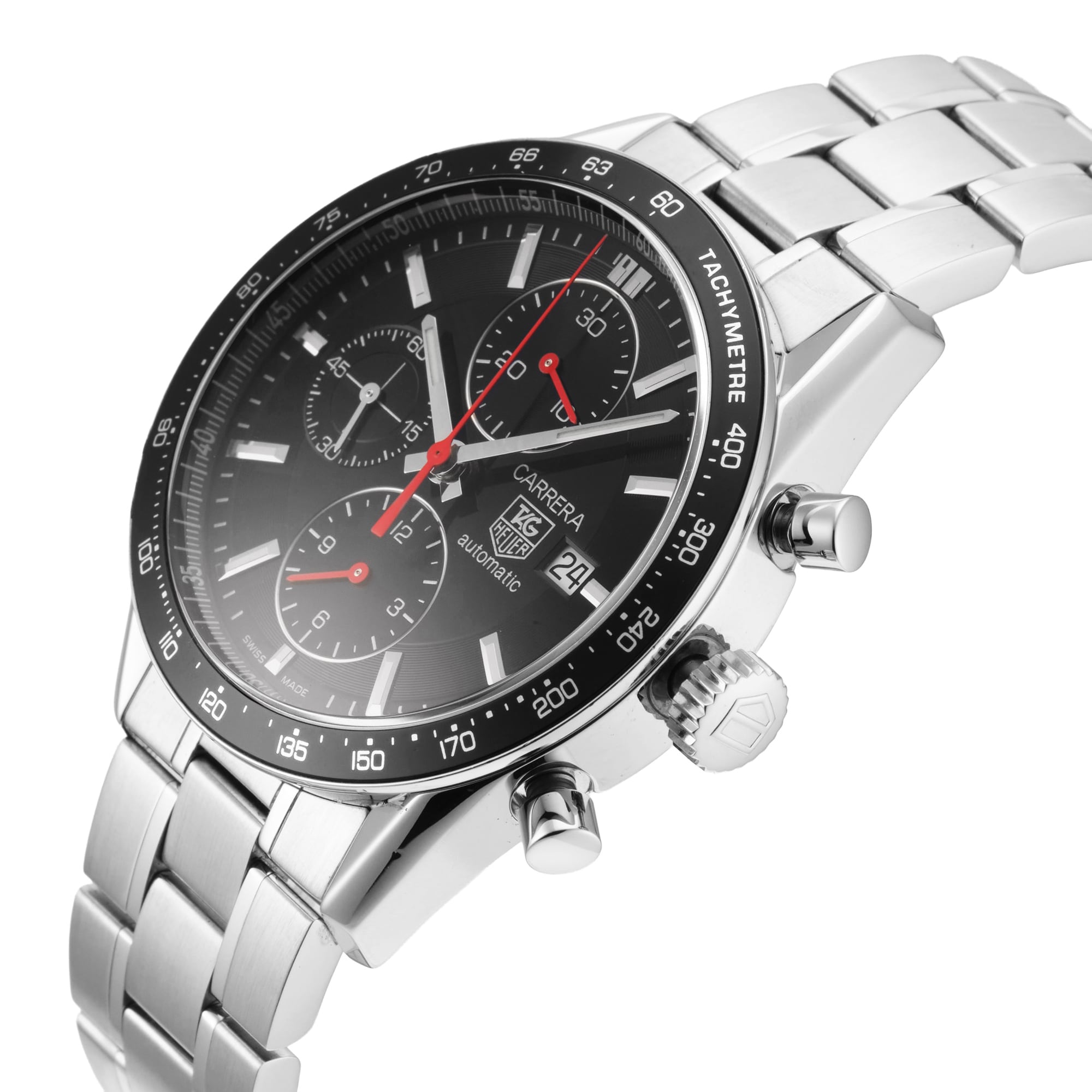 Pre-Owned TAG Heuer Carrera 41mm Stainless Steel Pre-Owned TAG Heuer Carrera 41mm Stainless Steel
