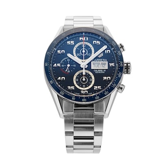 Pre-Owned TAG Heuer Carrera 43mm Stainless Steel and Ceramic