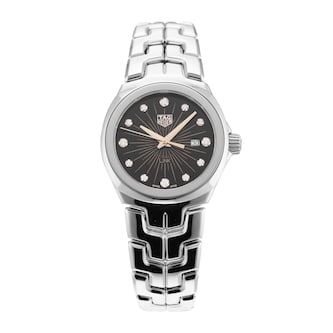 Pre-Owned TAG Heuer Link Date 32mm Stainless Steel Pre-Owned TAG Heuer Link Date 32mm Stainless Steel