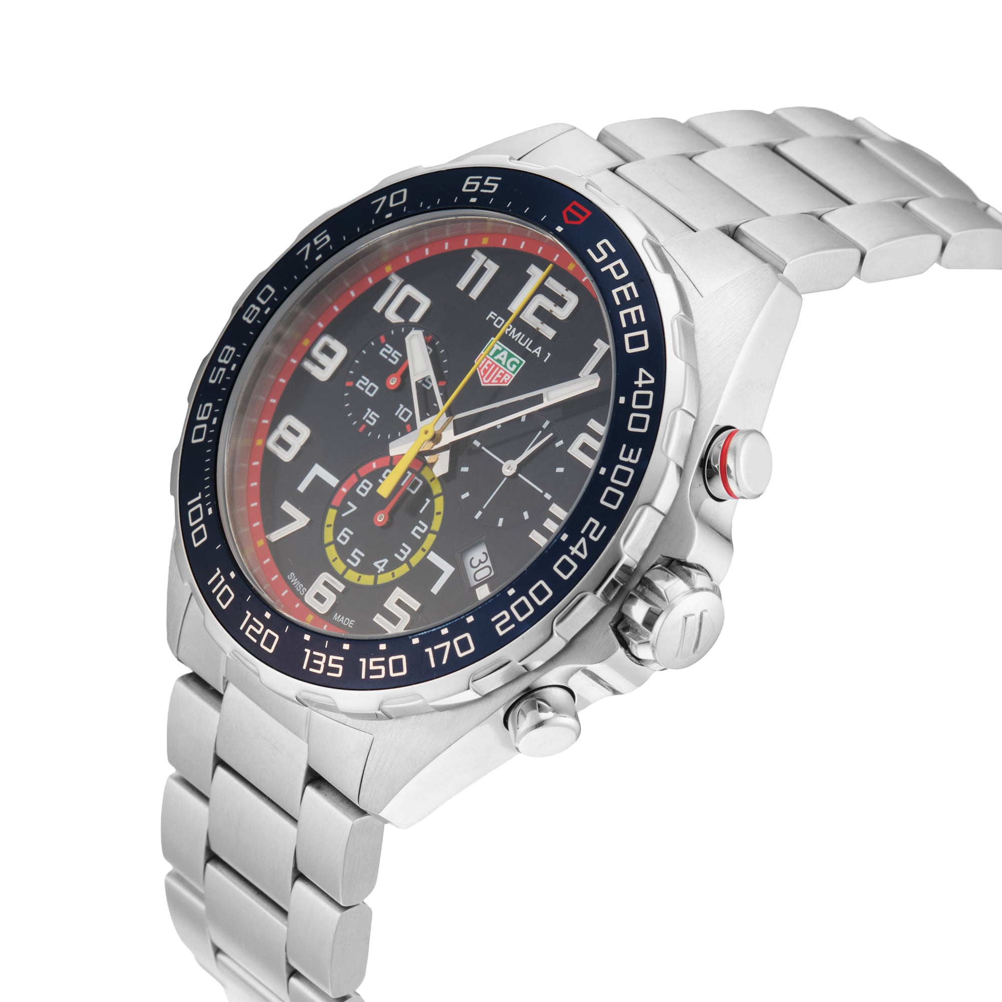 Pre-Owned TAG Heuer Formula 1 Chronograph X Red Bull Racing 43mm Stainless Steel Pre-Owned TAG Heuer Formula 1 Chronograph X Red Bull Racing 43mm Stainless Steel
