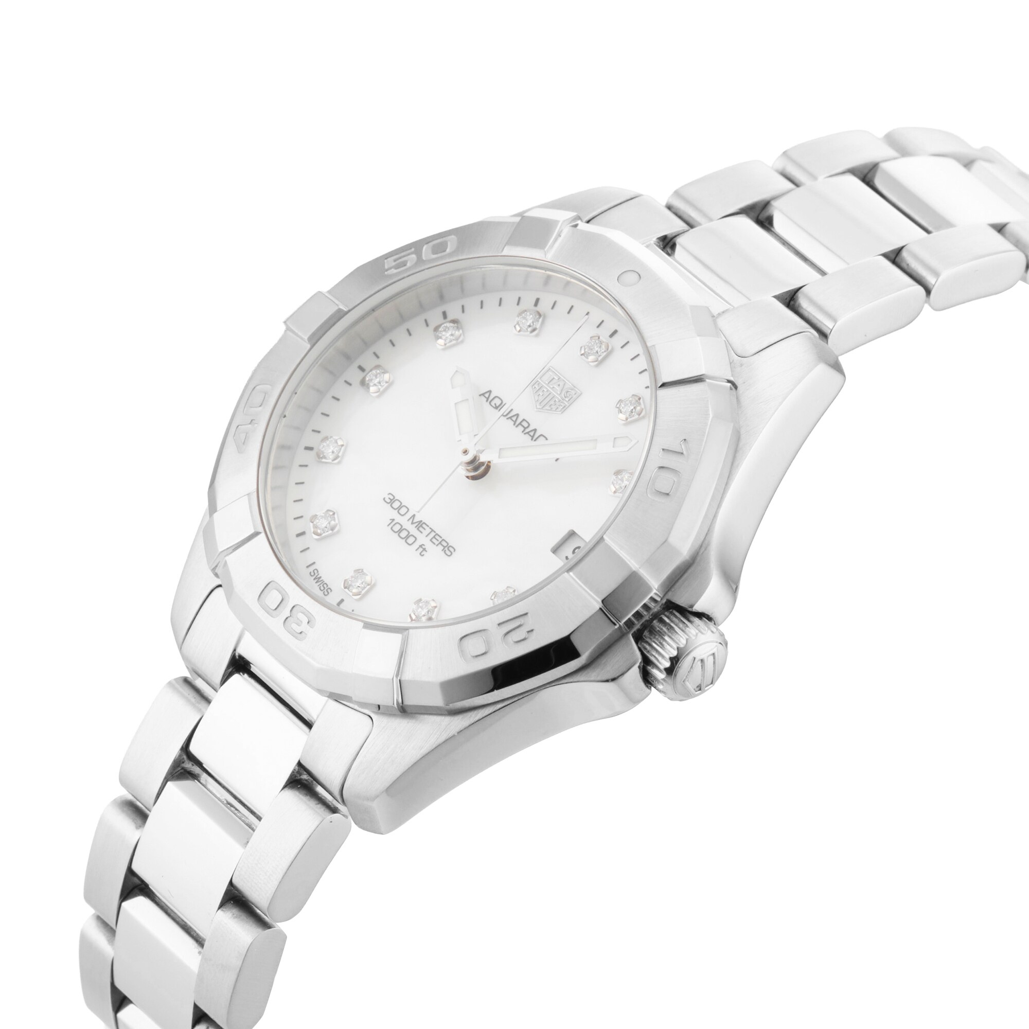Pre-Owned TAG Heuer Aquaracer Quartz 32MM Stainless Steel Pre-Owned TAG Heuer Aquaracer Quartz 32MM Stainless Steel