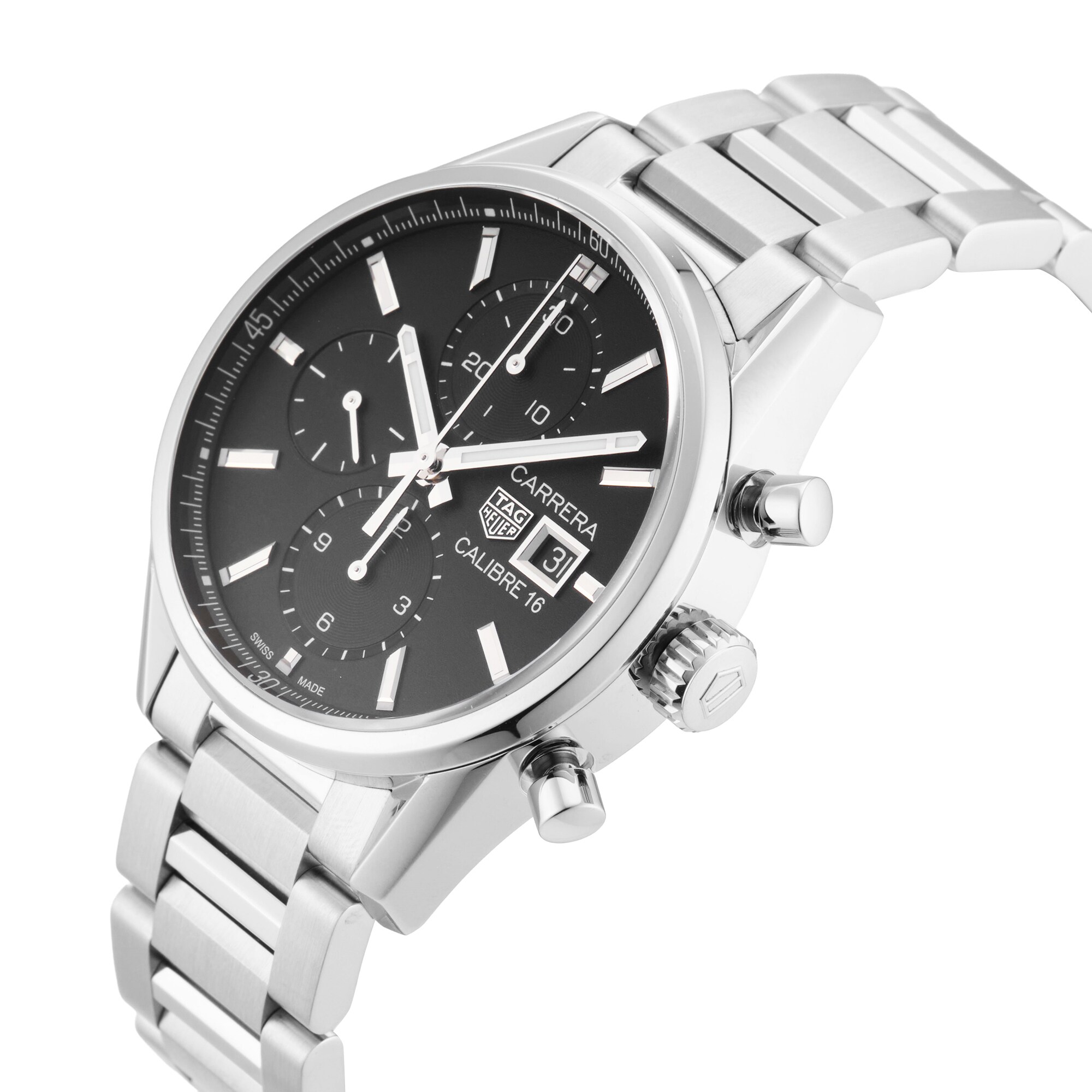 Pre-Owned TAG Heuer Carrera Chronograph 41mm Stainless Steel