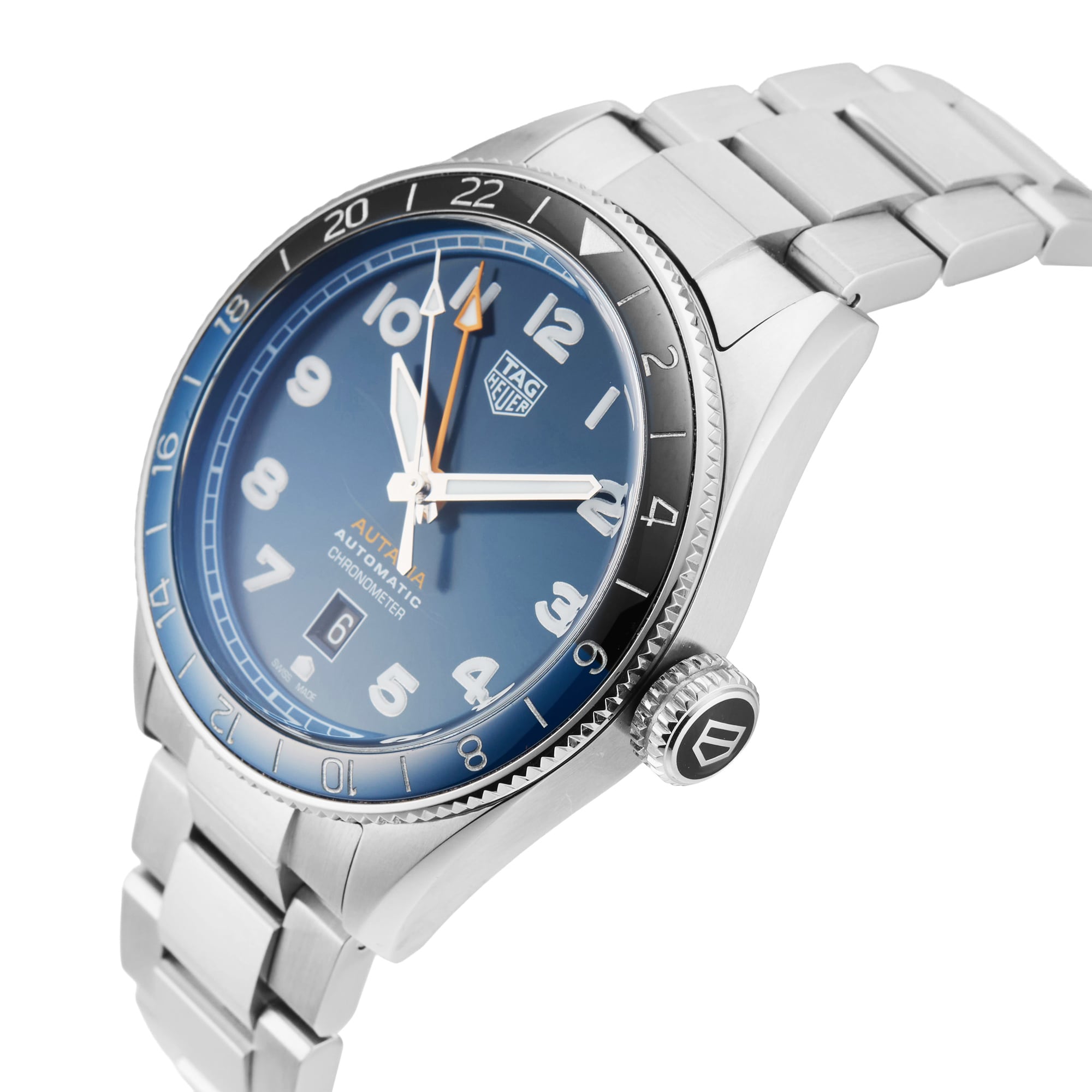 Pre-Owned TAG Heuer Autavia GMT 42mm Stainless Steel