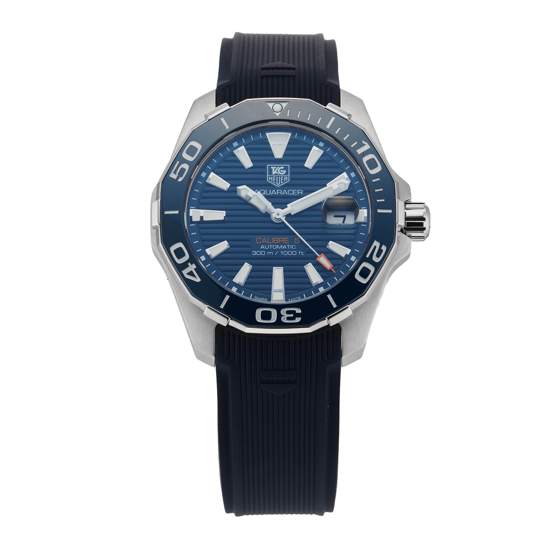 Pre-Owned TAG Heuer Aquaracer 41mm Stainless Steel Pre-Owned TAG Heuer Aquaracer 41mm Stainless Steel