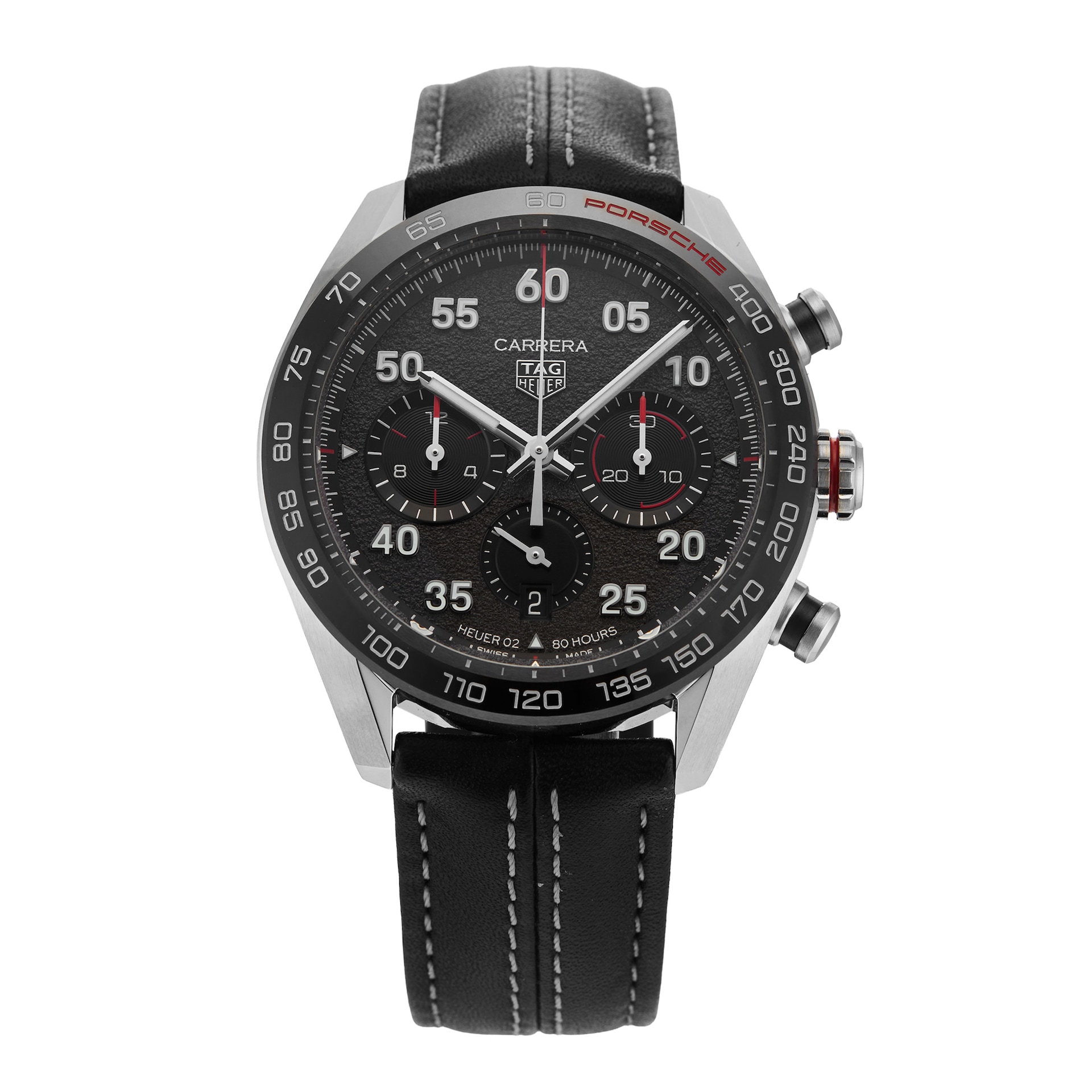 Pre-Owned TAG Heuer Carrera Chronograph X Porsche 44mm Stainless Steel