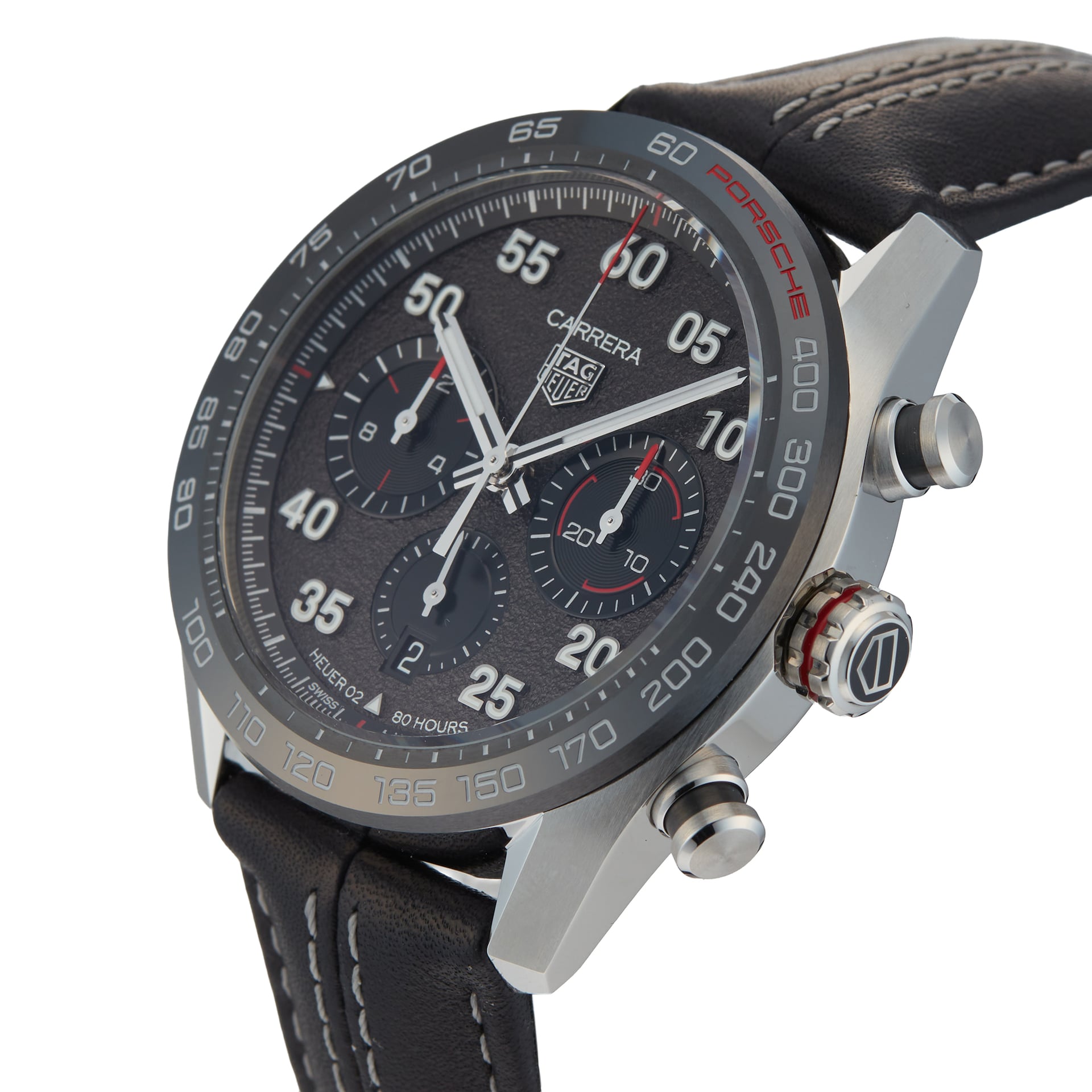 Pre-Owned TAG Heuer Carrera Chronograph X Porsche 44mm Stainless Steel