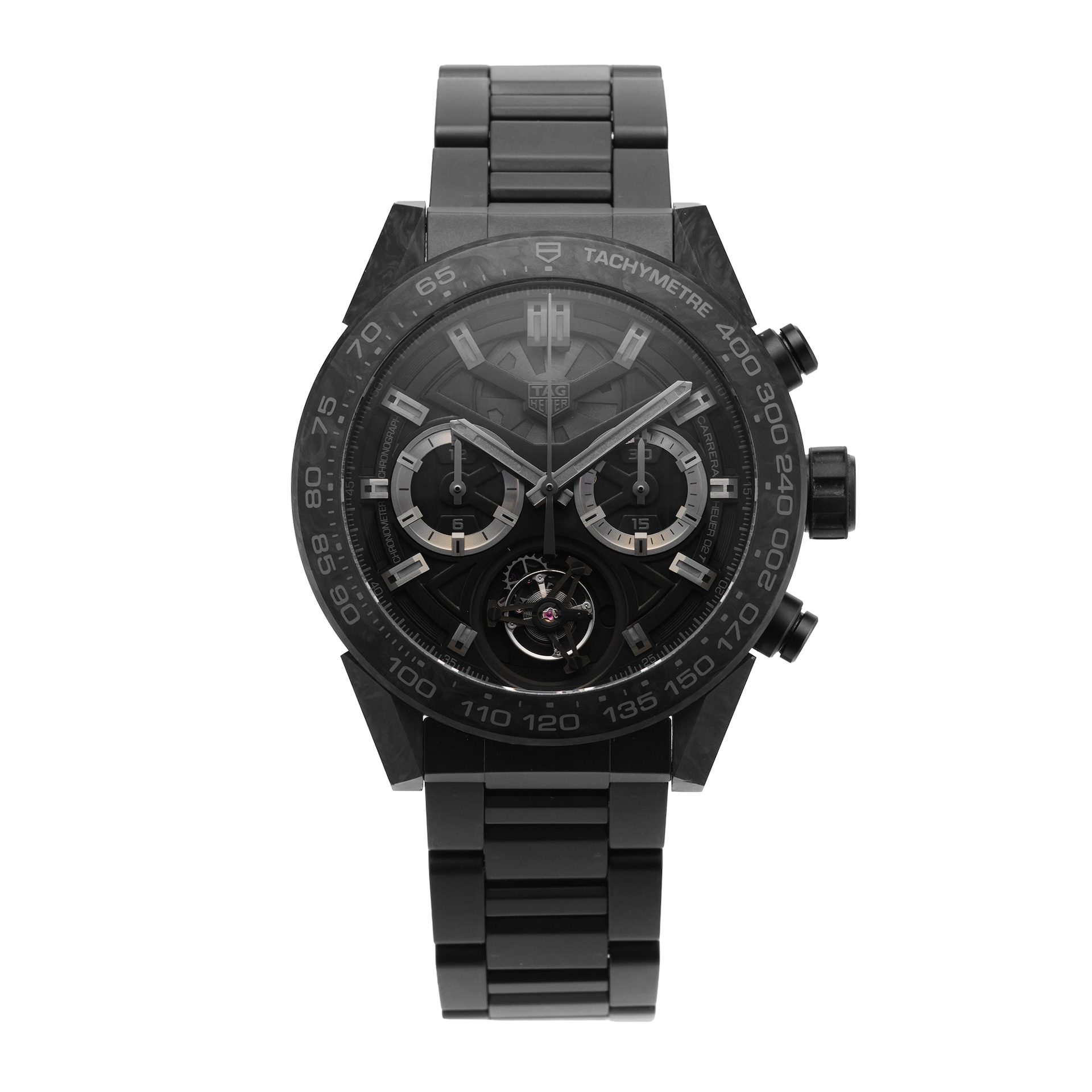 Pre-Owned TAG Heuer Carrera Chronograph Tourbillon Limited Edition 45mm Pre-Owned TAG Heuer Carrera Chronograph Tourbillon Limited Edition 45mm