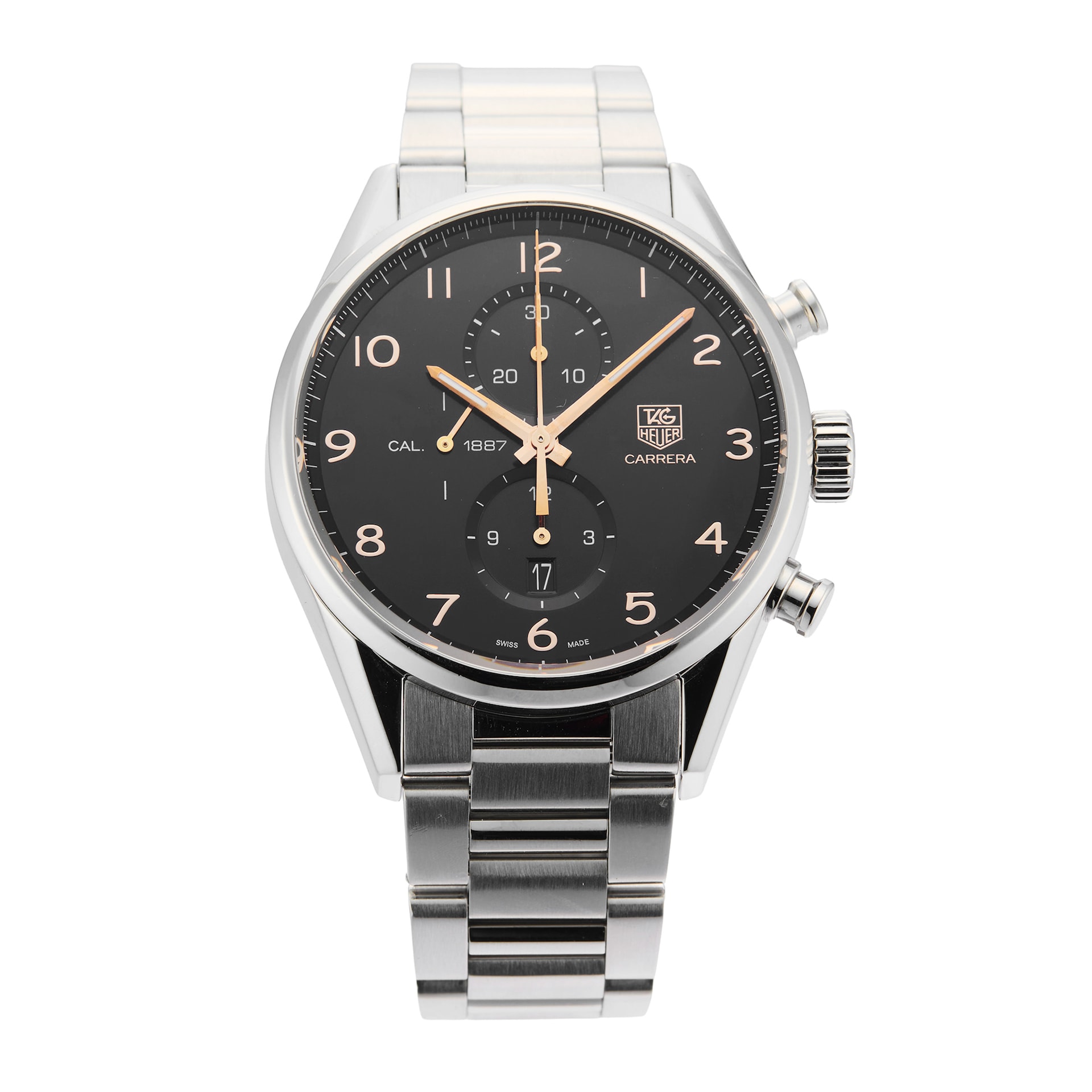 Pre-Owned TAG Heuer Carrera 43mm Stainless Steel Pre-Owned TAG Heuer Carrera 43mm Stainless Steel