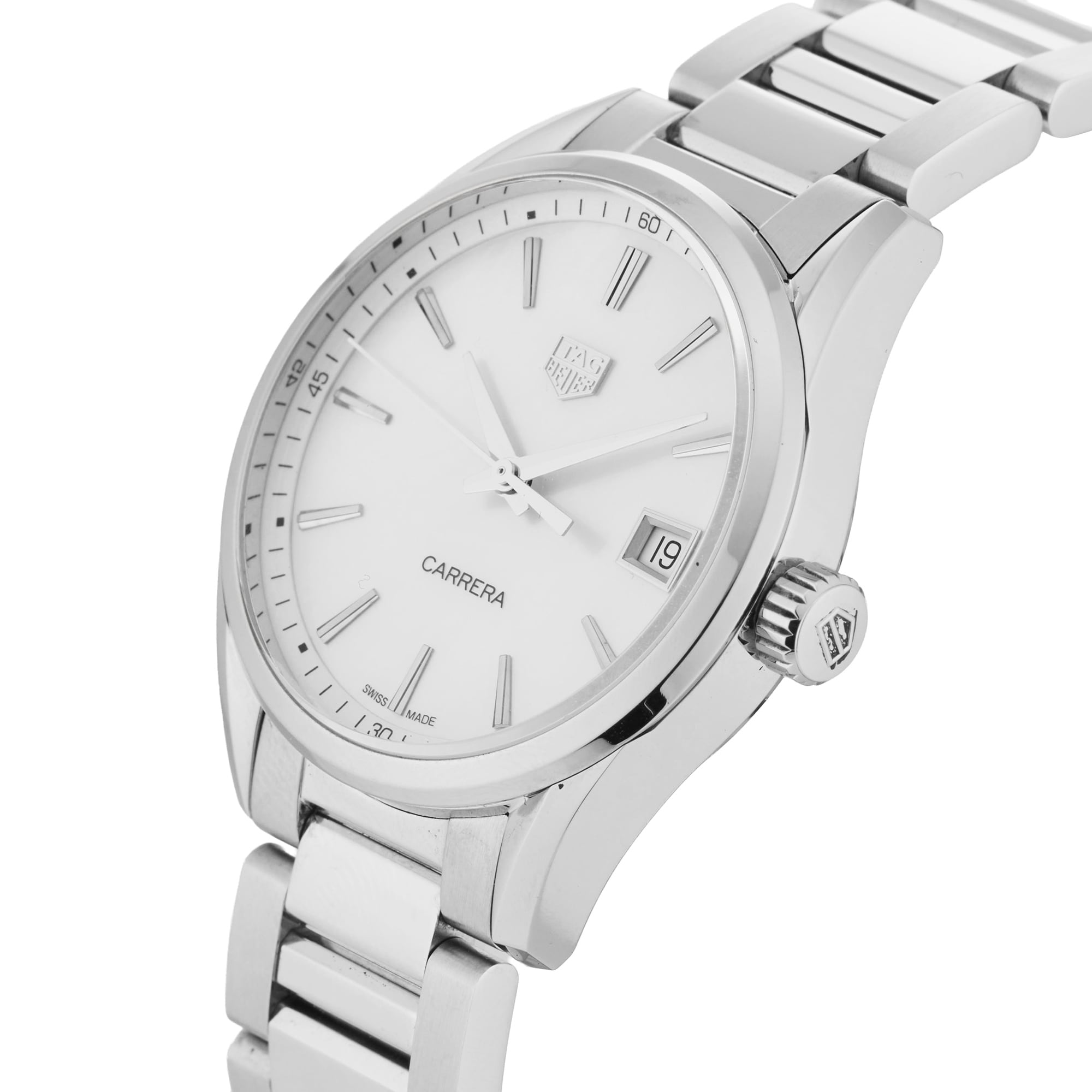 Pre-Owned TAG Heuer Carrera 36mm Stainless Steel Pre-Owned TAG Heuer Carrera 36mm Stainless Steel