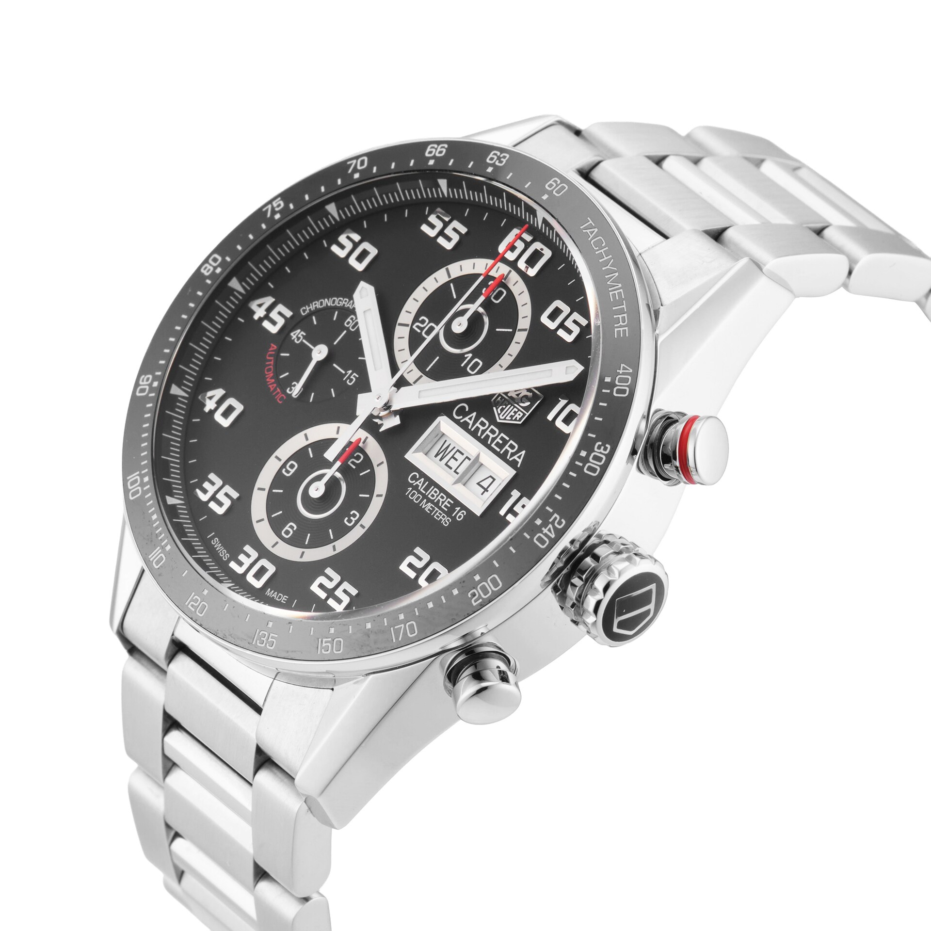 Pre-Owned TAG Heuer Carrera 43mm Stainless Steel Pre-Owned TAG Heuer Carrera 43mm Stainless Steel
