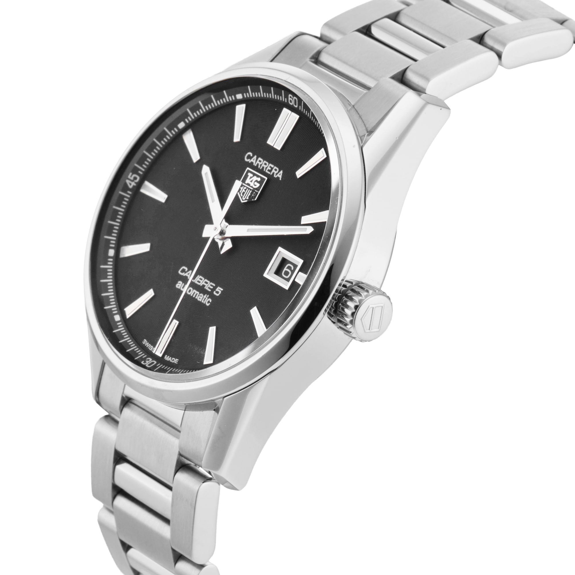 Pre-Owned TAG Heuer Carrera Automatic 39mm Stainless Steel Pre-Owned TAG Heuer Carrera Automatic 39mm Stainless Steel