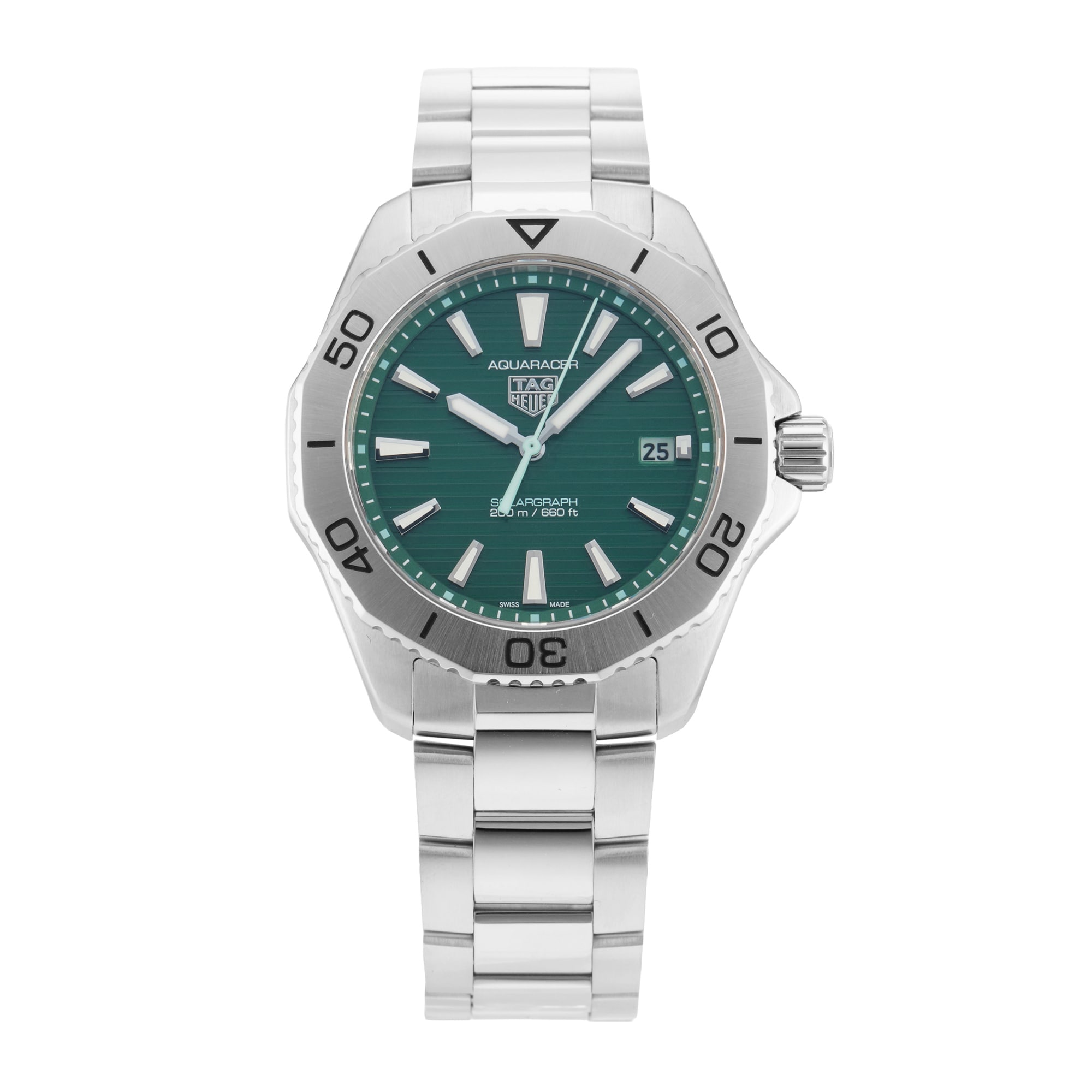 Pre-Owned TAG Heuer Aquaracer Professional 200 Solargraph 40mm Stainless Steel Pre-Owned TAG Heuer Aquaracer Professional 200 Solargraph 40mm Stainless Steel