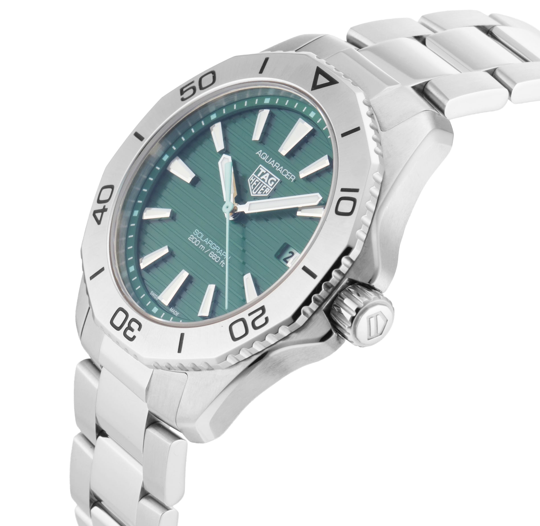 Pre-Owned TAG Heuer Aquaracer Professional 200 Solargraph 40mm Stainless Steel