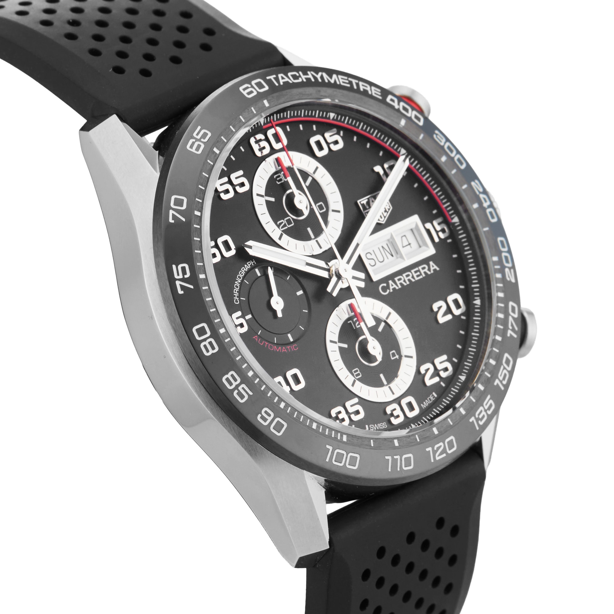 Pre-Owned TAG Heuer Carrera Chronograph 44mm Stainless Steel CBN2A1AA.FT6228 Pre-Owned TAG Heuer Carrera Chronograph 44mm Stainless Steel CBN2A1AA.FT6228