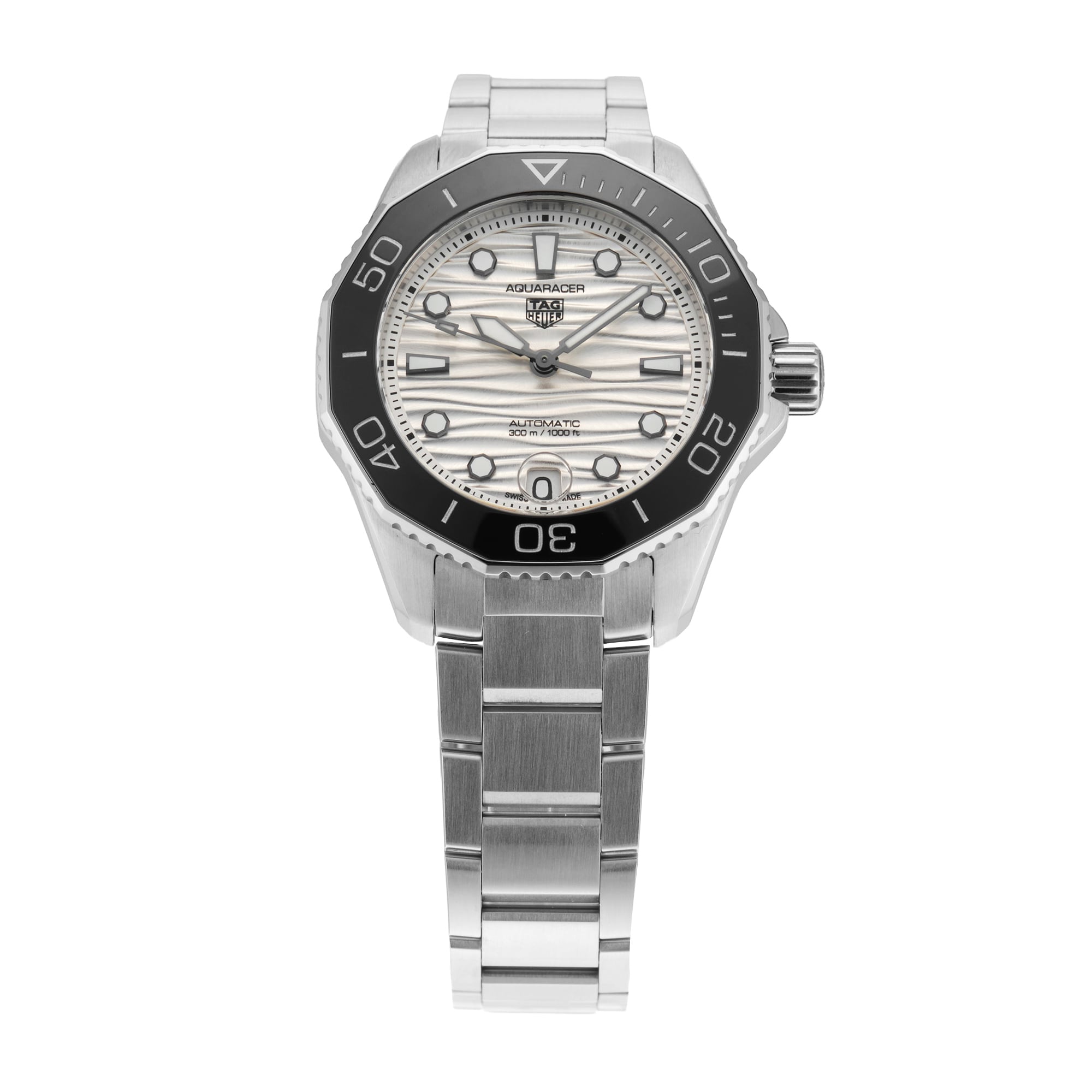 Pre-Owned TAG Heuer Aquaracer Professional 300 Date Automatic 36mm Stainless Steel Pre-Owned TAG Heuer Aquaracer Professional 300 Date Automatic 36mm Stainless Steel