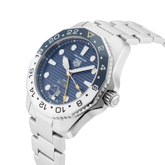 Pre-Owned TAG Heuer Aquaracer Professional 300 GMT 43mm Stainless Steel