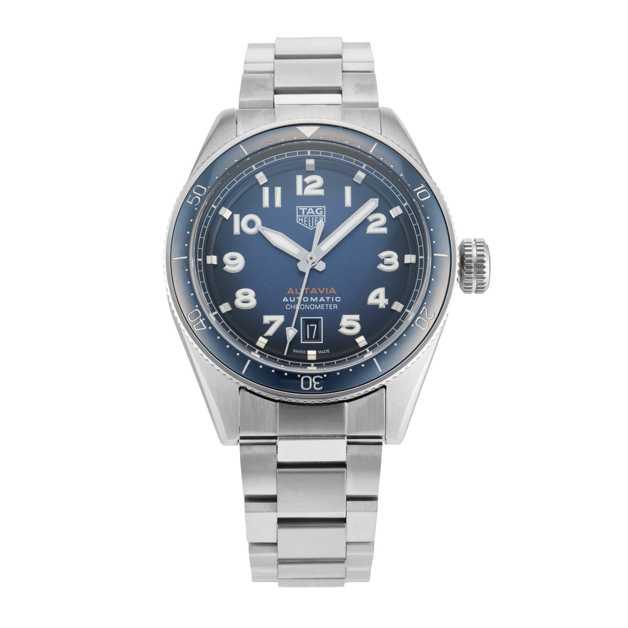 Pre-Owned TAG Heuer Autavia 42mm Stainless Steel Pre-Owned TAG Heuer Autavia 42mm Stainless Steel