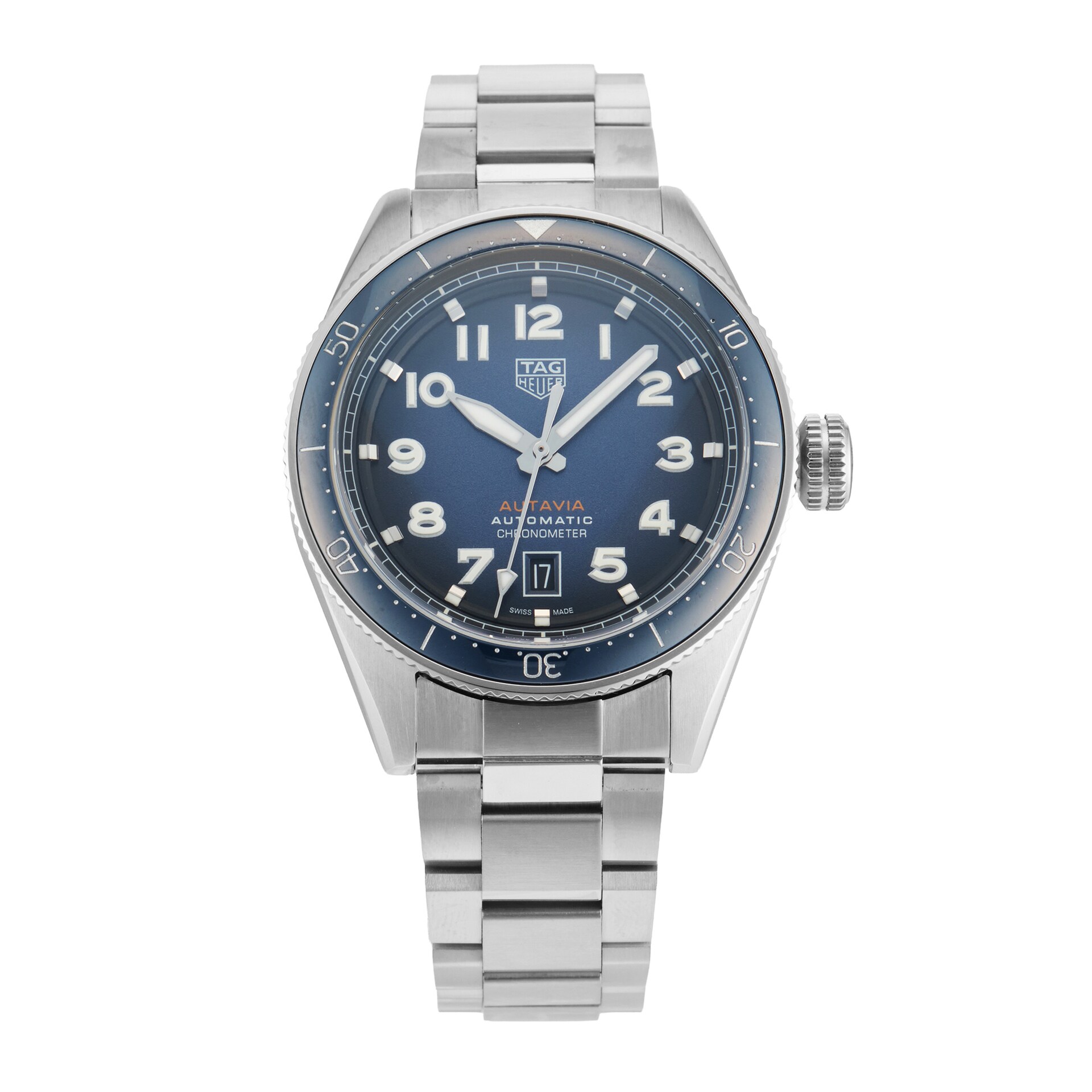 Pre-Owned TAG Heuer Autavia 42mm Stainless Steel Pre-Owned TAG Heuer Autavia 42mm Stainless Steel