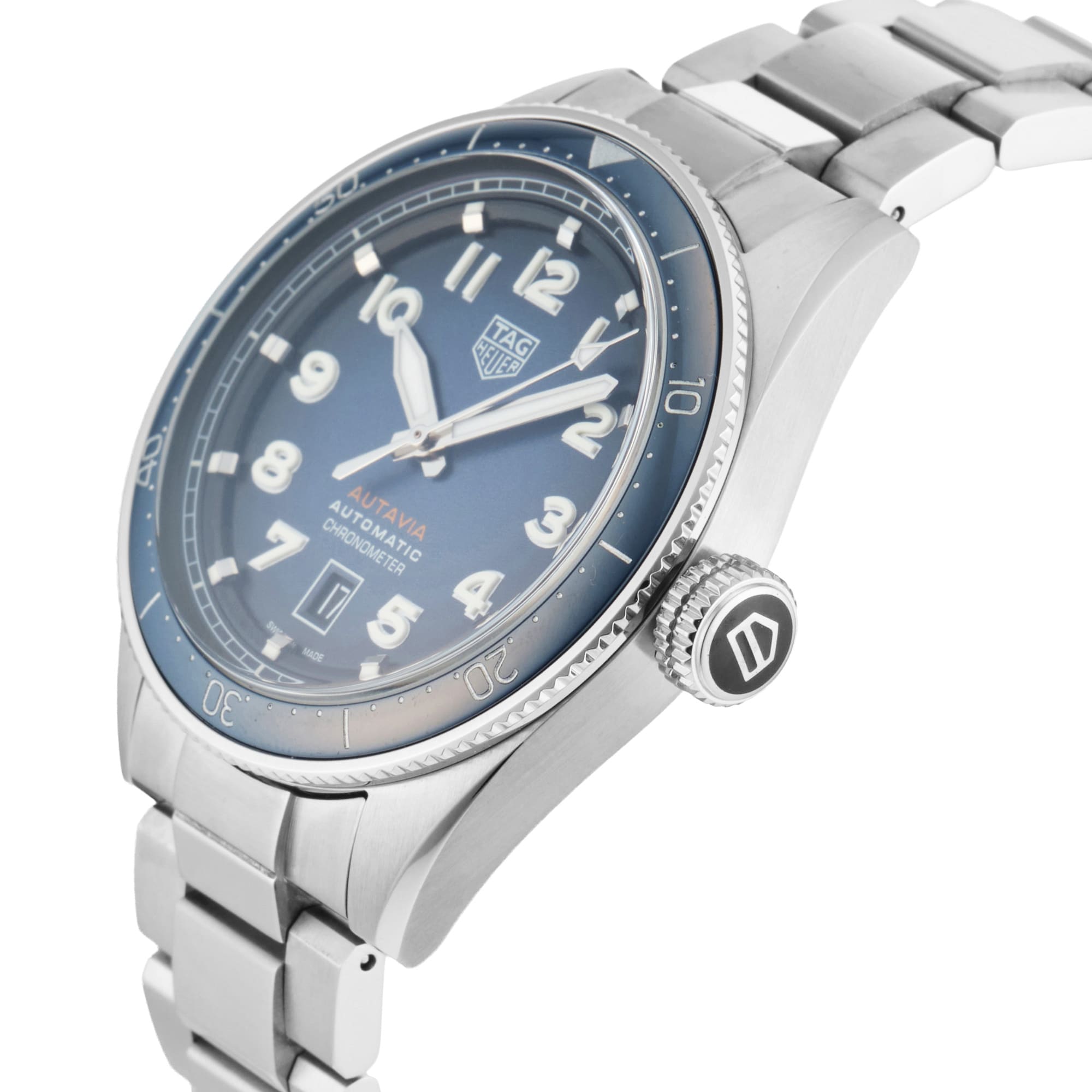 Pre-Owned TAG Heuer Autavia 42mm Stainless Steel Pre-Owned TAG Heuer Autavia 42mm Stainless Steel