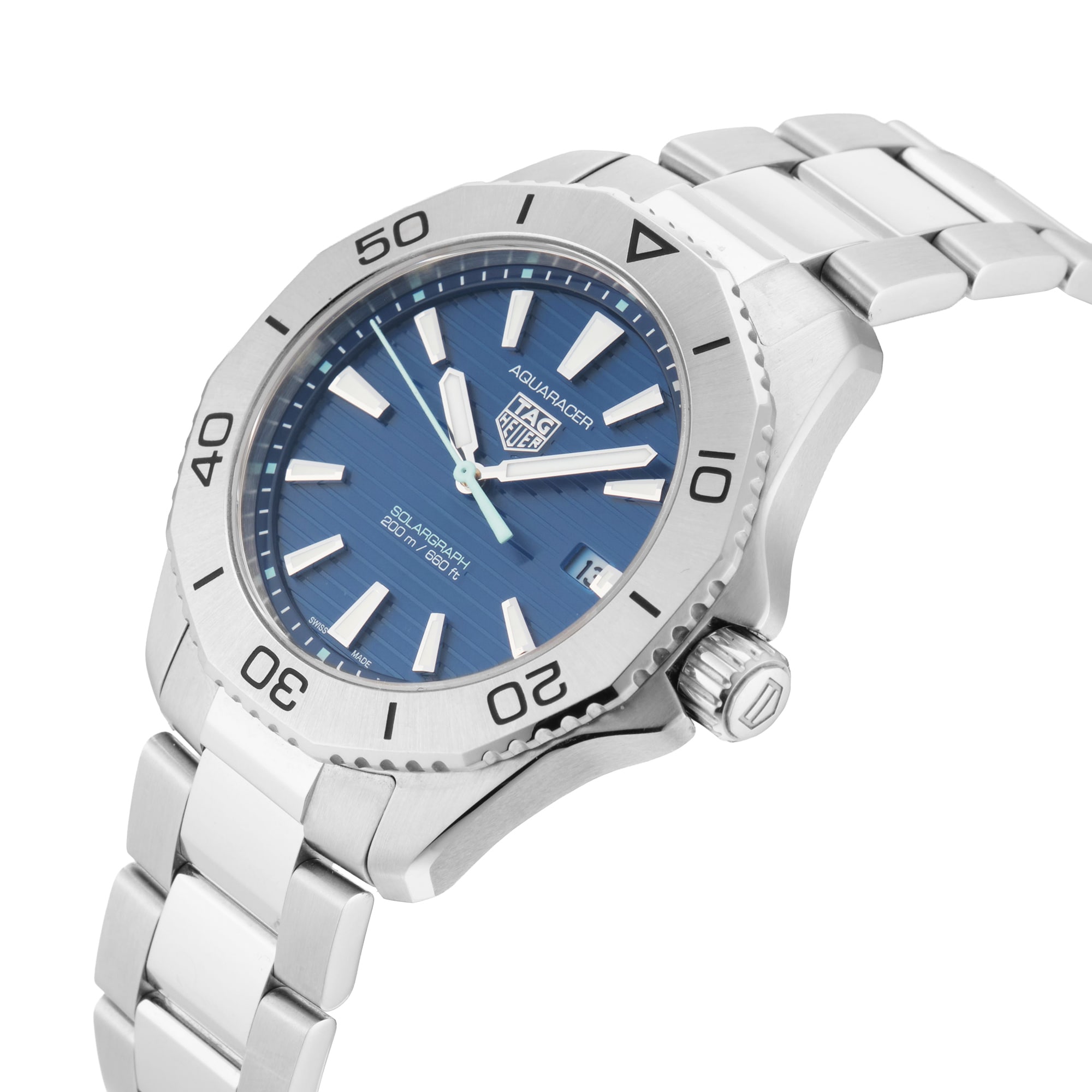 Pre-Owned TAG Heuer Aquaracer Professional Solargraph 40mm Stainless Steel Pre-Owned TAG Heuer Aquaracer Professional Solargraph 40mm Stainless Steel