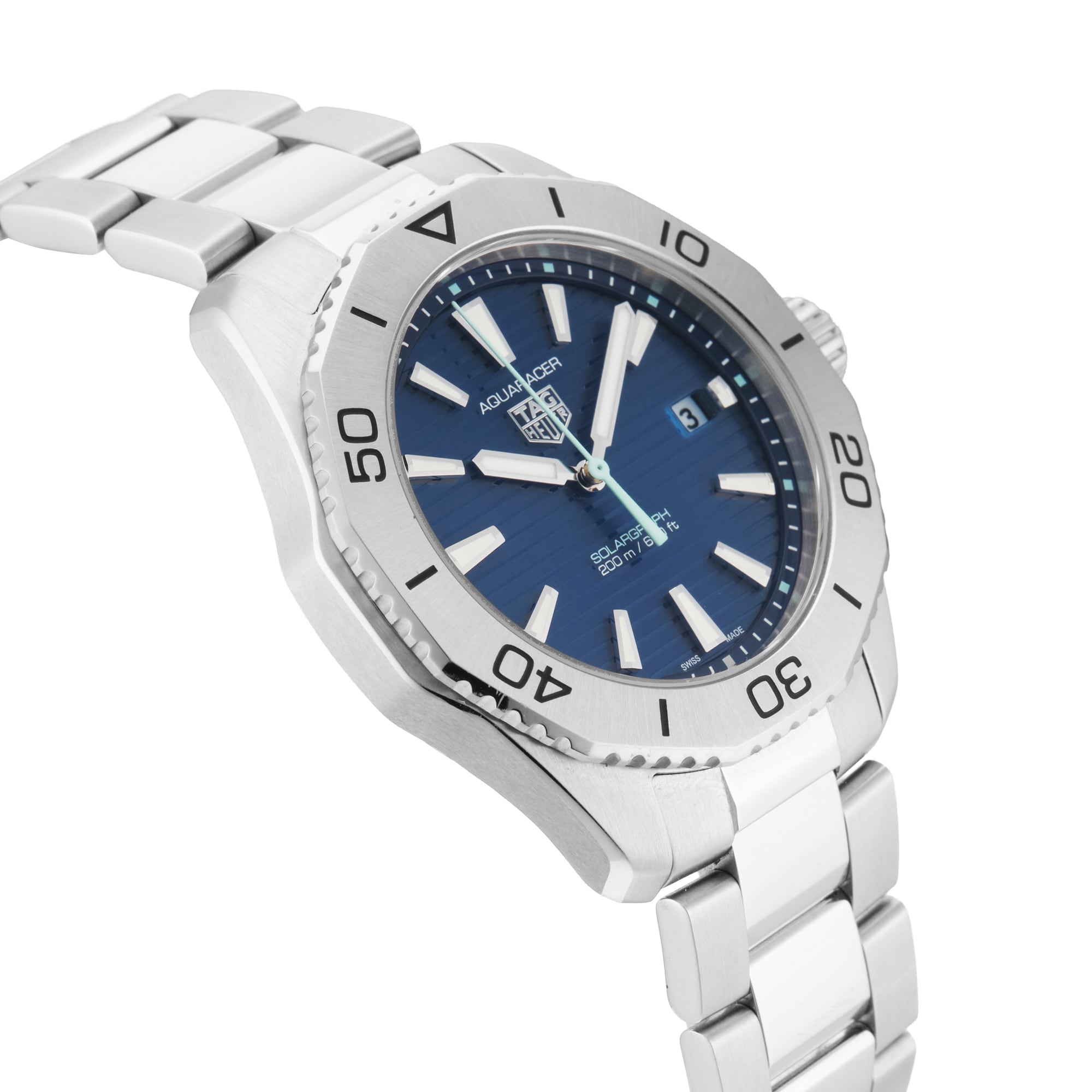Pre-Owned TAG Heuer Aquaracer Professional Solargraph 40mm Stainless Steel Pre-Owned TAG Heuer Aquaracer Professional Solargraph 40mm Stainless Steel