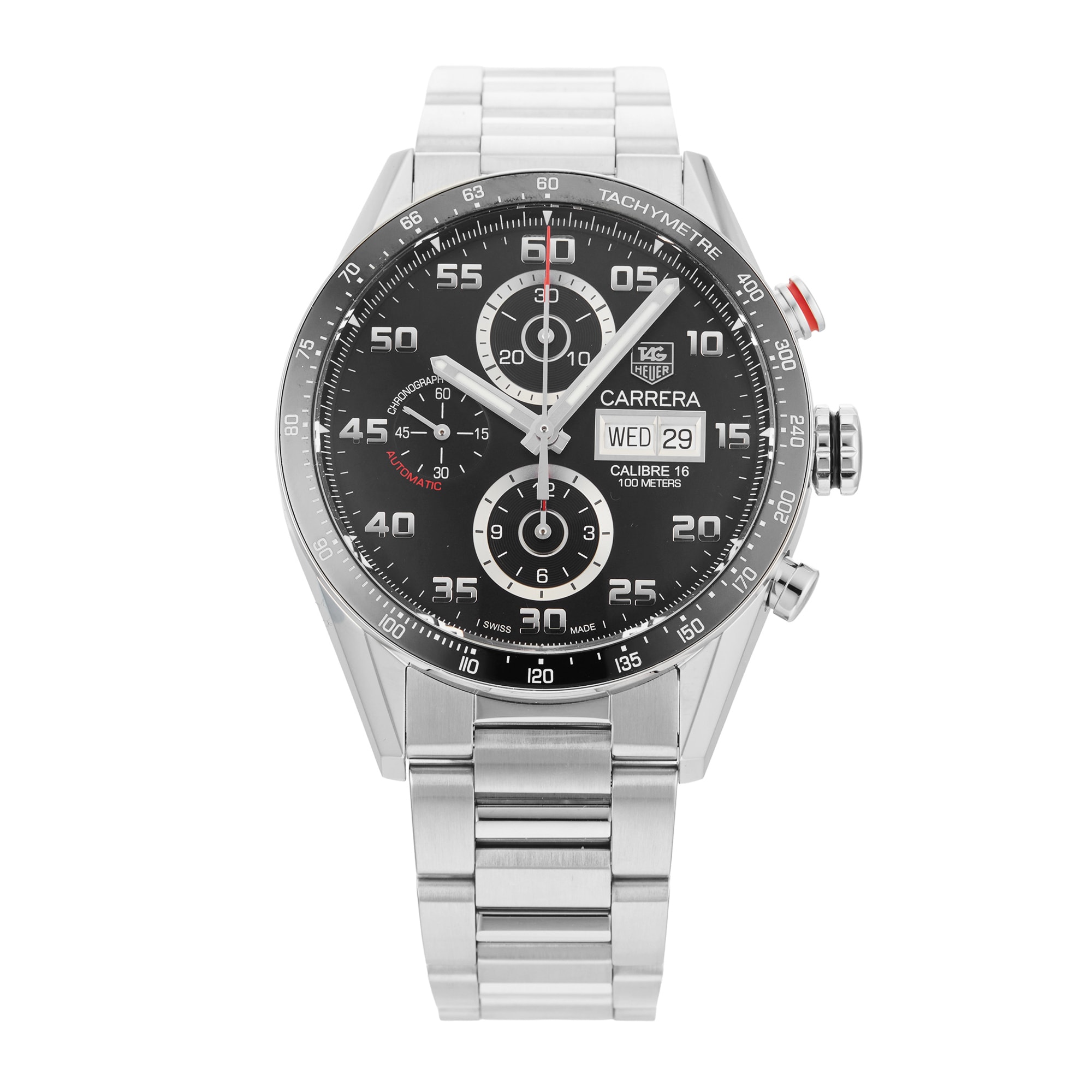 Pre-Owned TAG Heuer Carrera 43mm Stainless Steel Pre-Owned TAG Heuer Carrera 43mm Stainless Steel